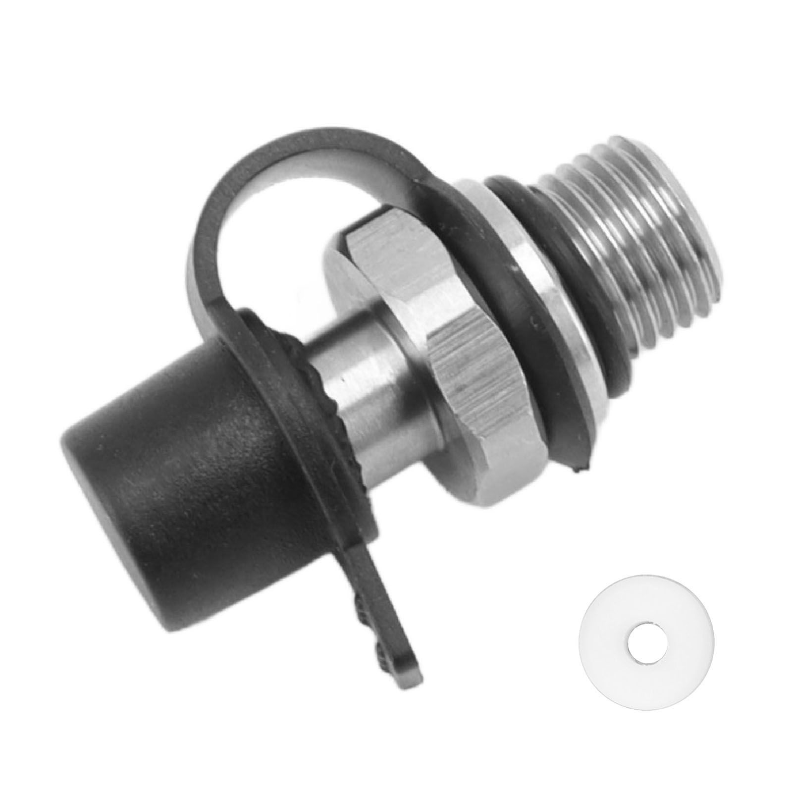 CO2 Inflation Connector M10x1 Male Stainless Steel Soda Water Bottle Parts with Gasket - Image 1