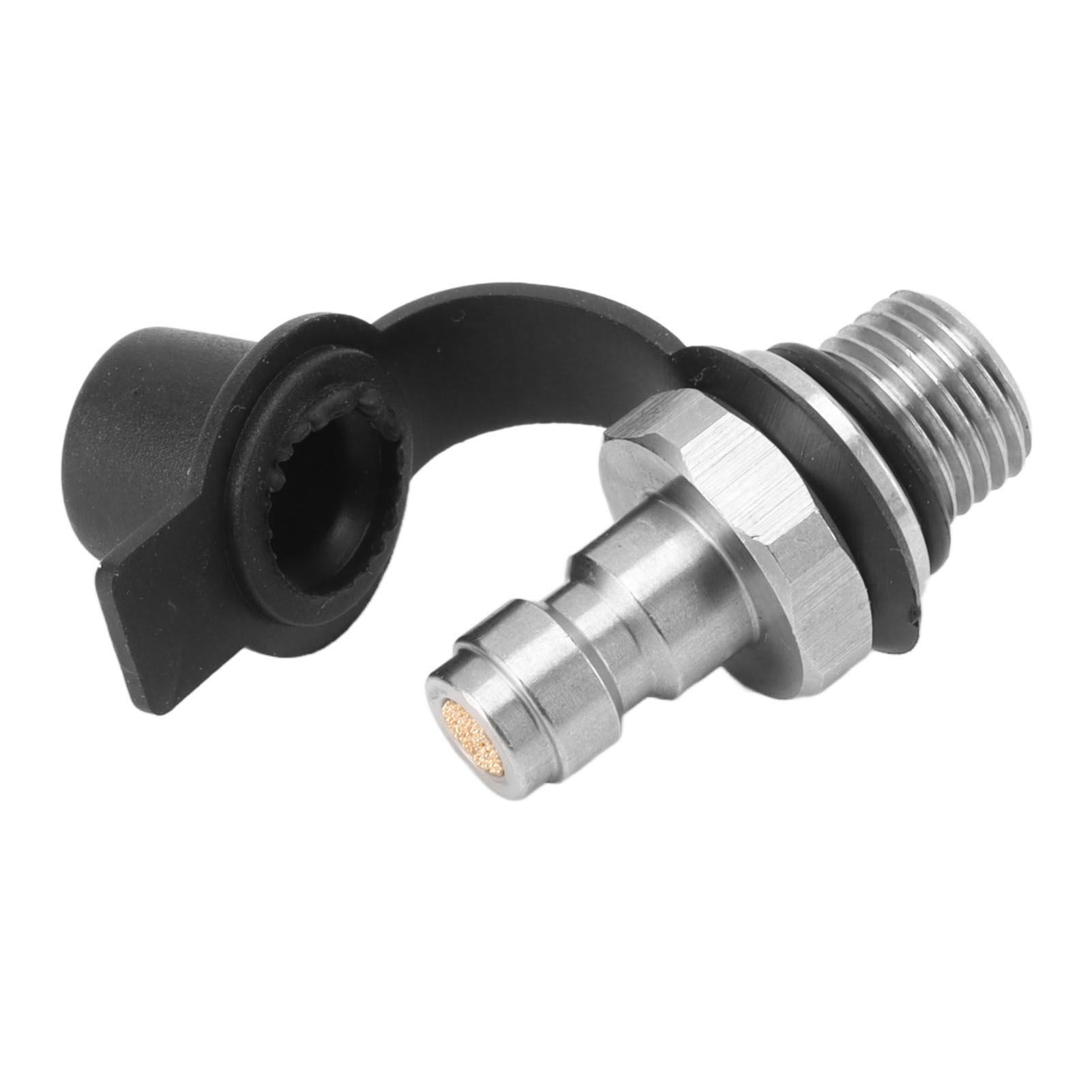 CO2 Inflation Connector M10x1 Male Stainless Steel Soda Water Bottle Parts with Gasket - Image 2