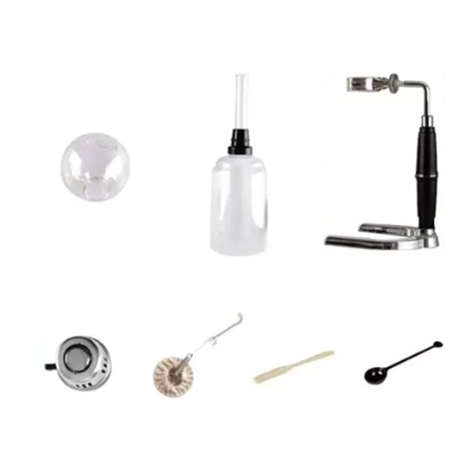 Hand Brewed Coffee Maker Siphon Type Stainless Steel Base Classic Coffee Machine for Home Office - Image 1