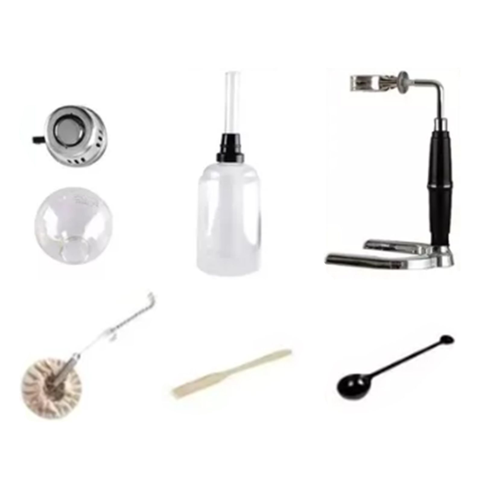 Hand Brewed Coffee Maker Siphon Type Stainless Steel Base Classic Coffee Machine for Home Office - Image 2
