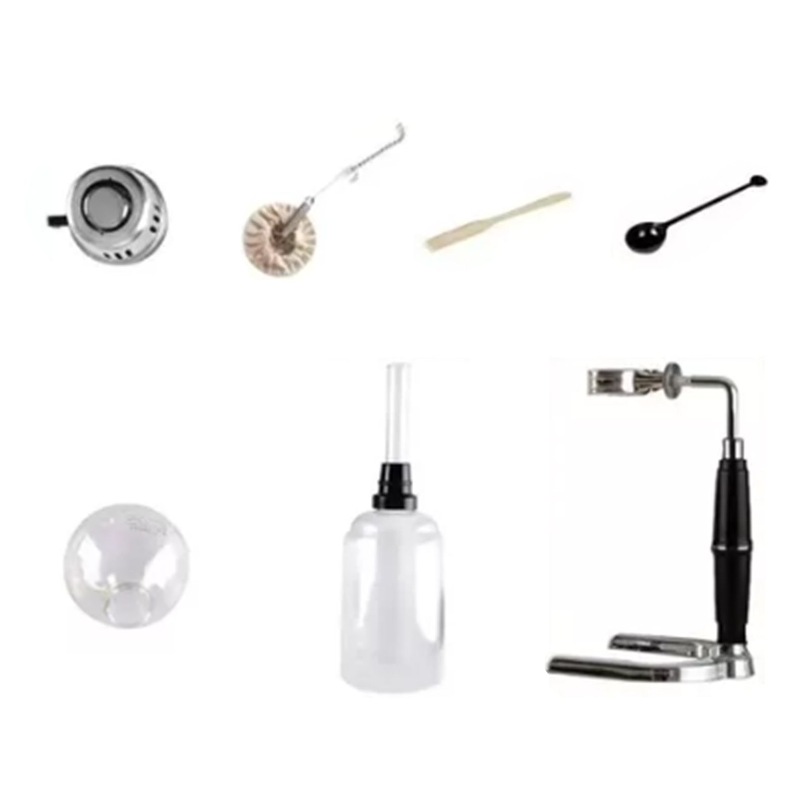 Hand Brewed Coffee Maker Siphon Type Stainless Steel Base Classic Coffee Machine for Home Office - Image 3