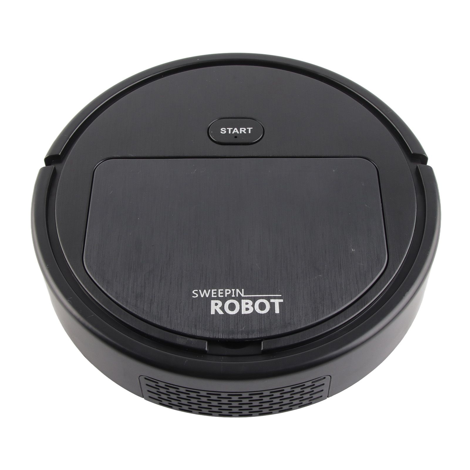 Robot Vacuum Cleaner 3 in 1 Rechargeable Low Noise Intelligent Mop Robot Sweeper for Hair Dust Debris Black - Image 1