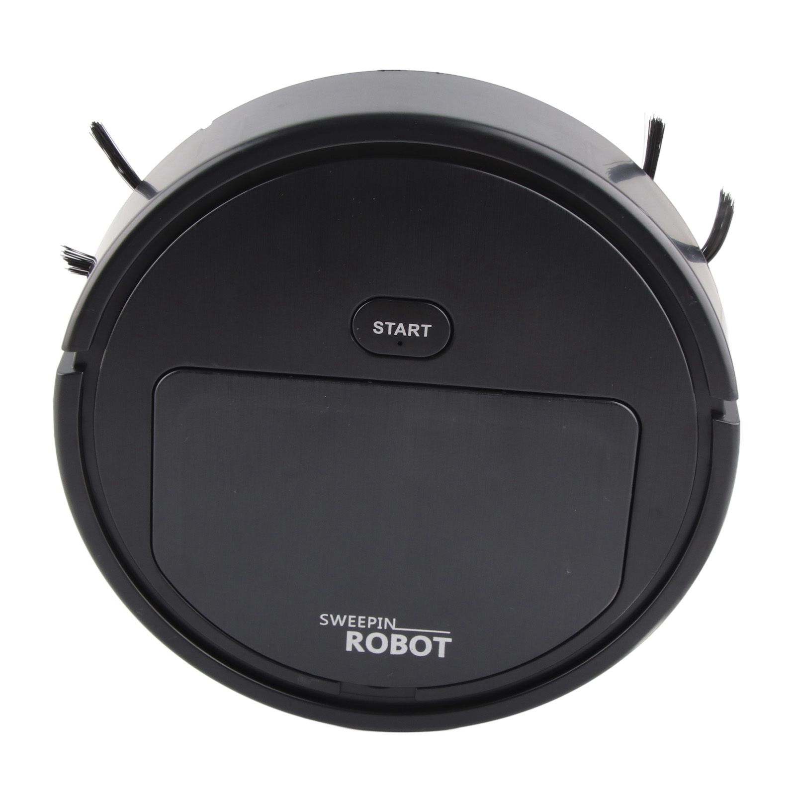 Robot Vacuum Cleaner 3 in 1 Rechargeable Low Noise Intelligent Mop Robot Sweeper for Hair Dust Debris Black - Image 2