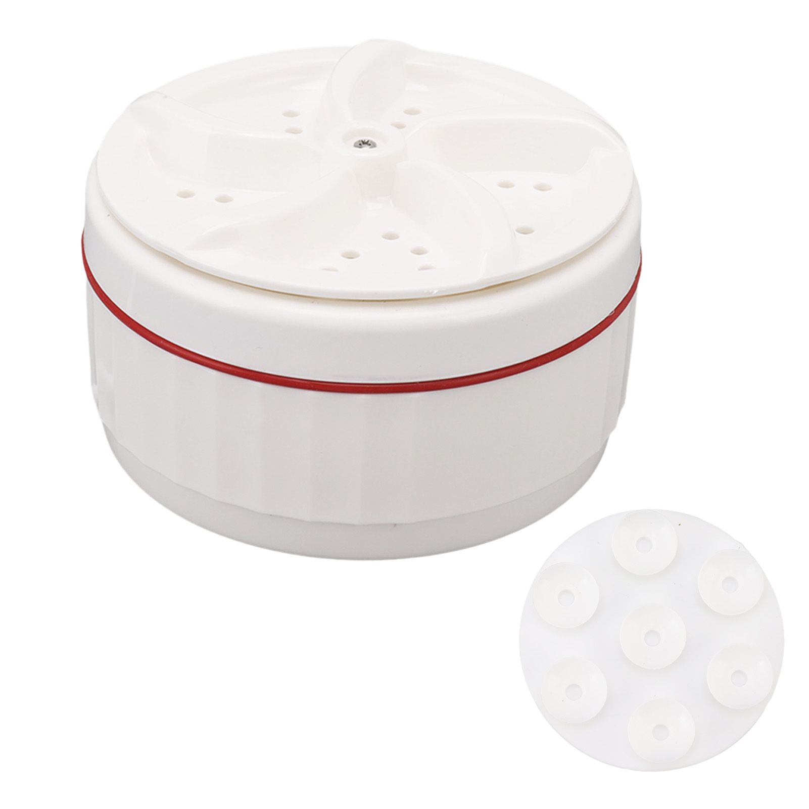 Small Washing Machine 50 Seconds Forward Reverse Cleaning Automatic Power Off Ultrasonic Turbine Washing Machine 27W - Image 1