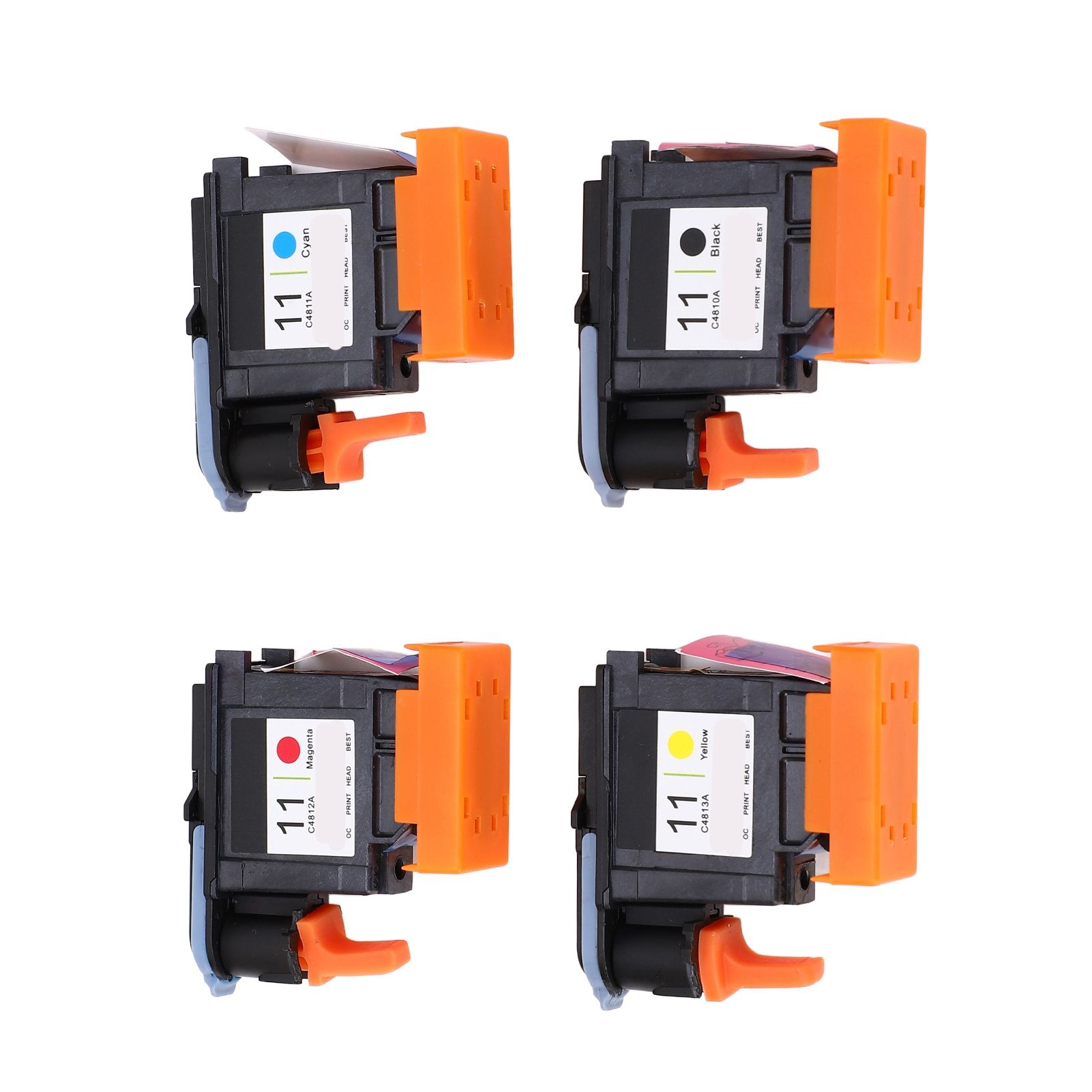4 Pcs Printhead Printer Head Magenta Black Cyan Yellow Print Head Replacement for HP Designjet 100 110 111 500 510 800 813 850 - Image 4