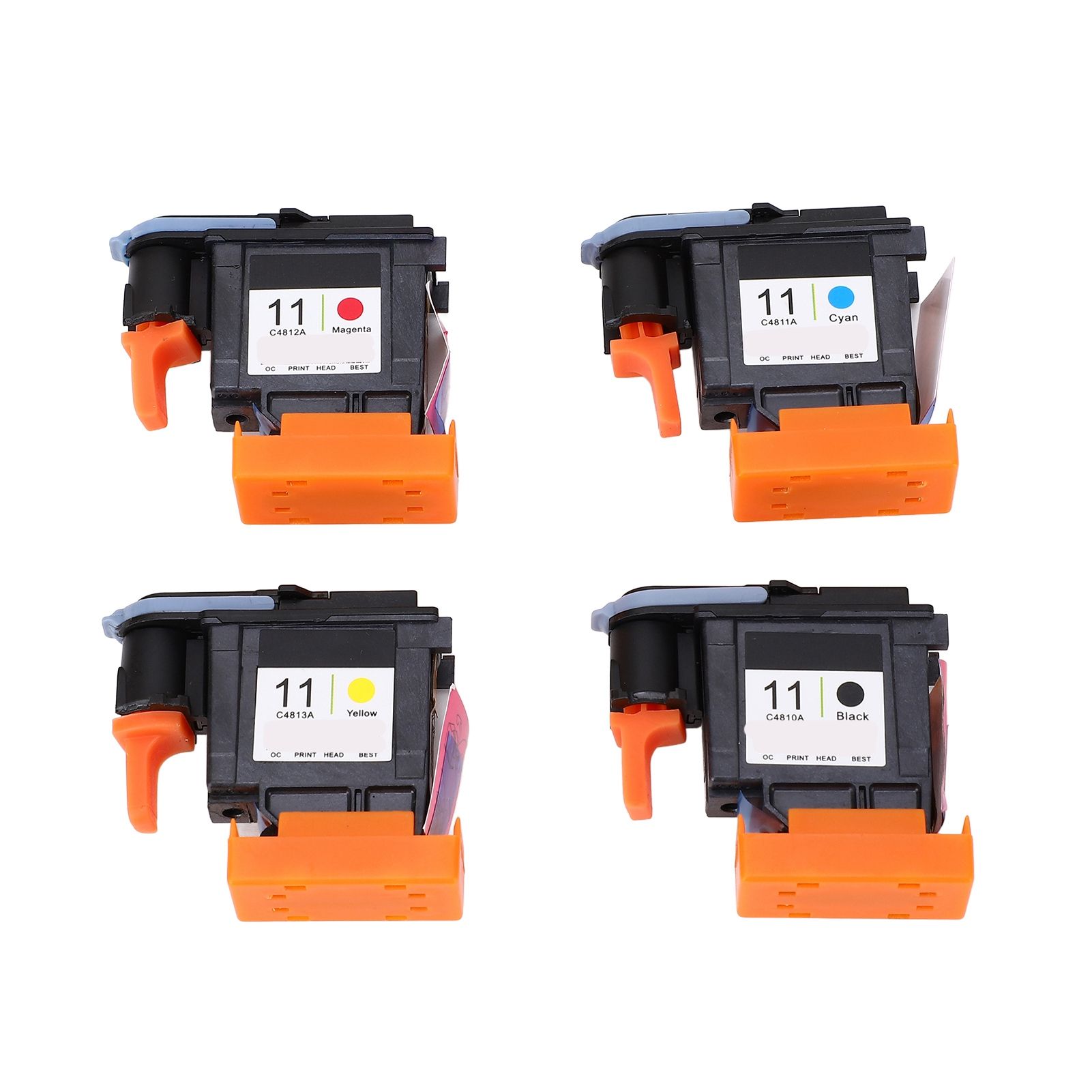 4 Pcs Printhead Printer Head Magenta Black Cyan Yellow Print Head Replacement for HP Designjet 100 110 111 500 510 800 813 850 - Image 5