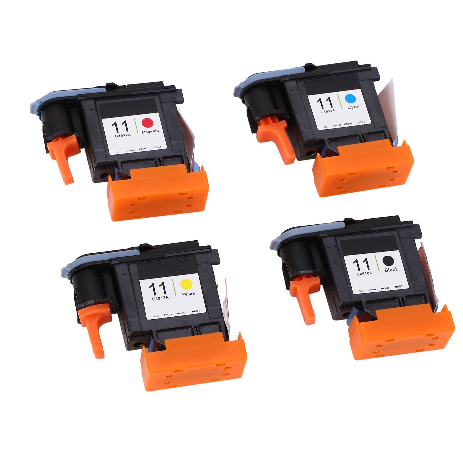 4 Pcs Printhead Printer Head Magenta Black Cyan Yellow Print Head Replacement for HP Designjet 100 110 111 500 510 800 813 850 - Image 8