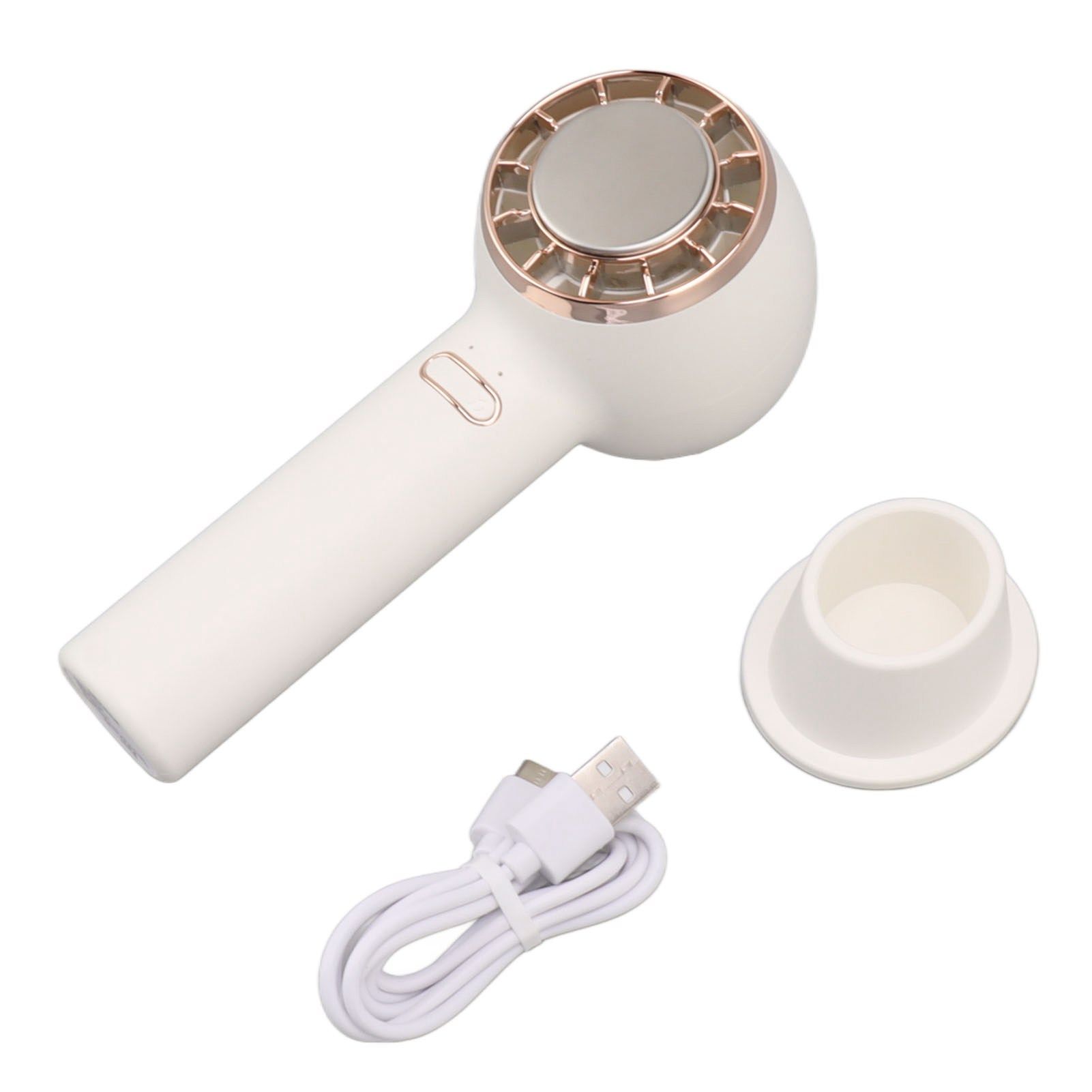 Portable Handheld Fan Semiconductor Cooling USB Rechargeable Battery Operated Hand Fan for Outdoor - Image 2
