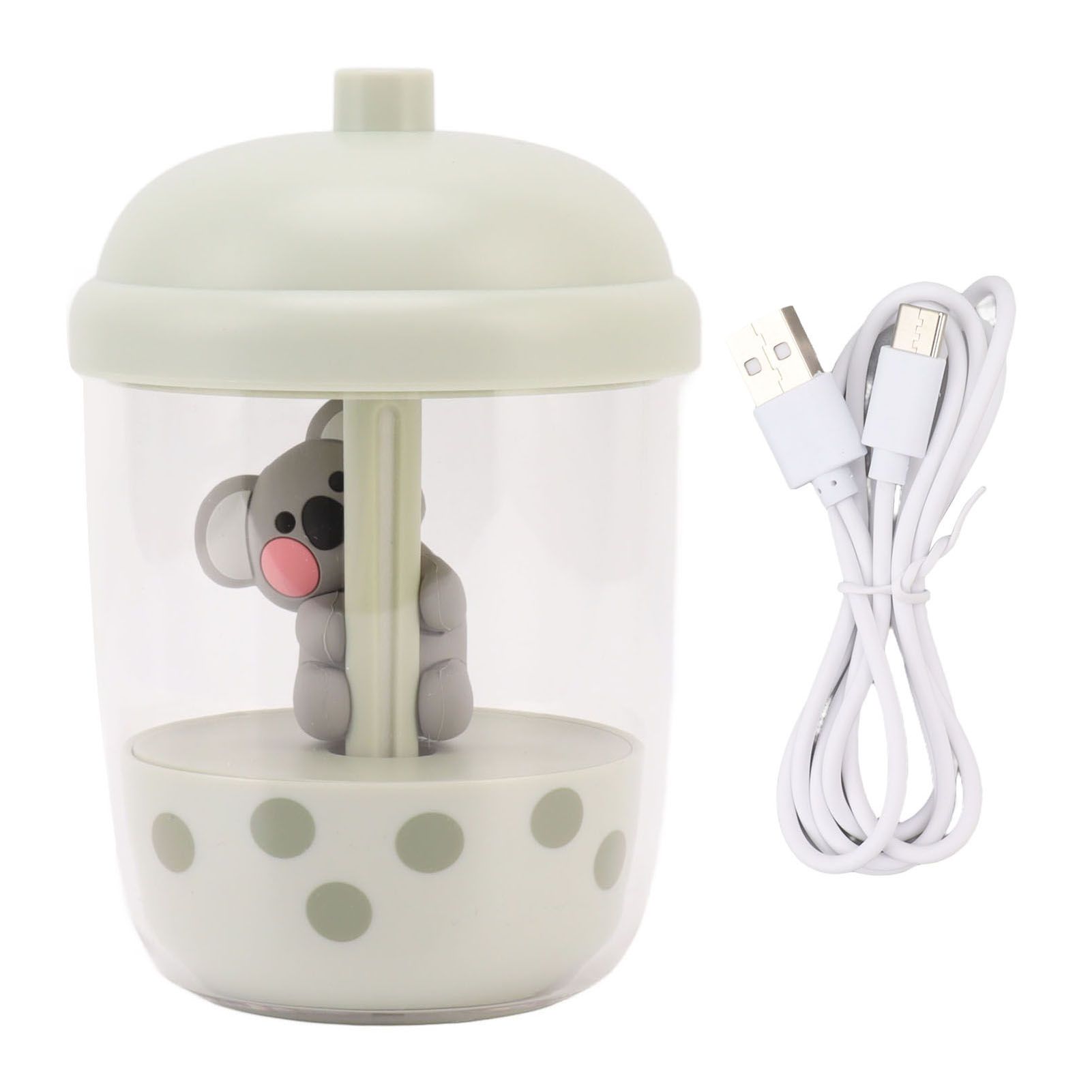 Koala Animal Humidifier Portable Cool Mist Humidifier USB Desktop Humidifier For Home Matcha - Image 1