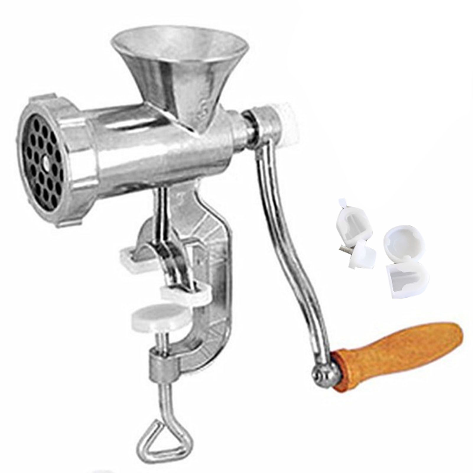 Manual Meat Grinder Aluminum Alloy Hand Crank Meat Vegetable Grinding Machine for Kitchen - Image 4
