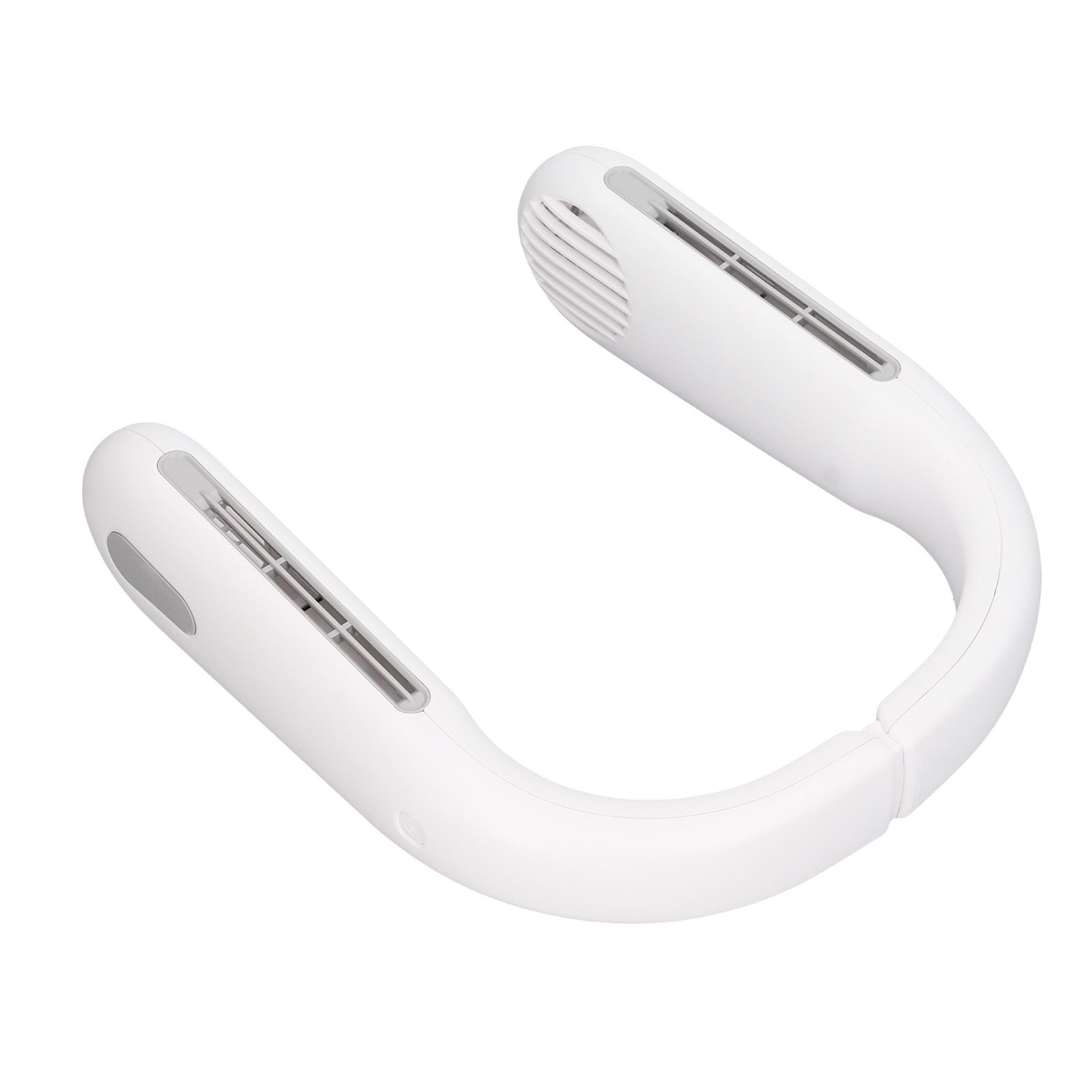 Mini Portable Neck Fan with 3 Wind Speeds Rapid Cooling USB Hanging Neck Electric Fan for Sports Travel Outdoor White - Image 6