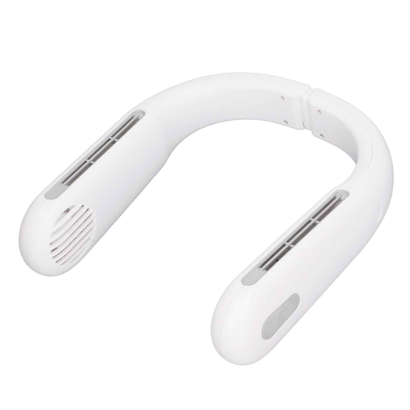 Mini Portable Neck Fan with 3 Wind Speeds Rapid Cooling USB Hanging Neck Electric Fan for Sports Travel Outdoor White - Image 8