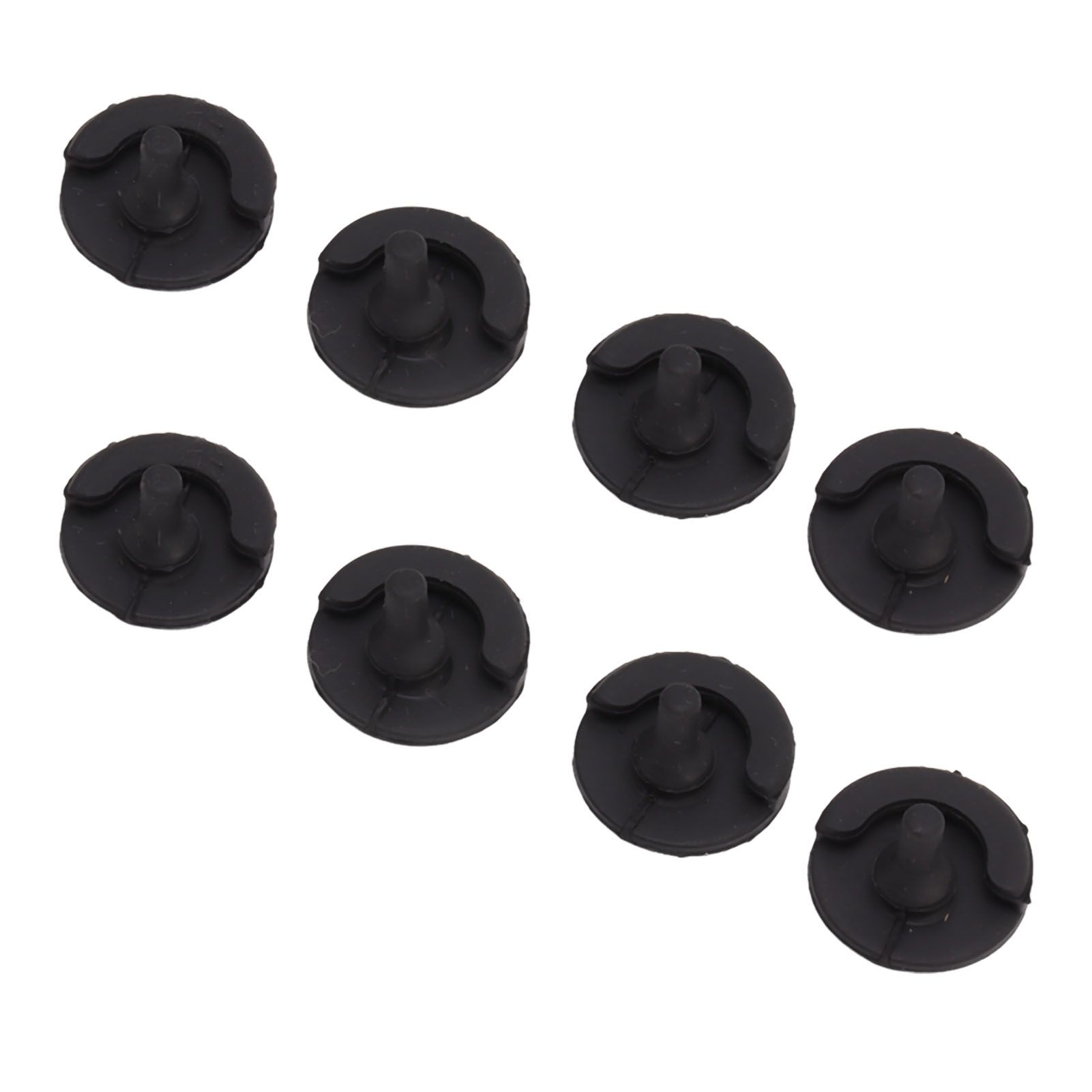 8pcs Fryer Silicone Feet Scratch Proof Round Heat Insulation Kitchen Fryer Tray Feet for Frying Pan Barbecue Pan - Image 6