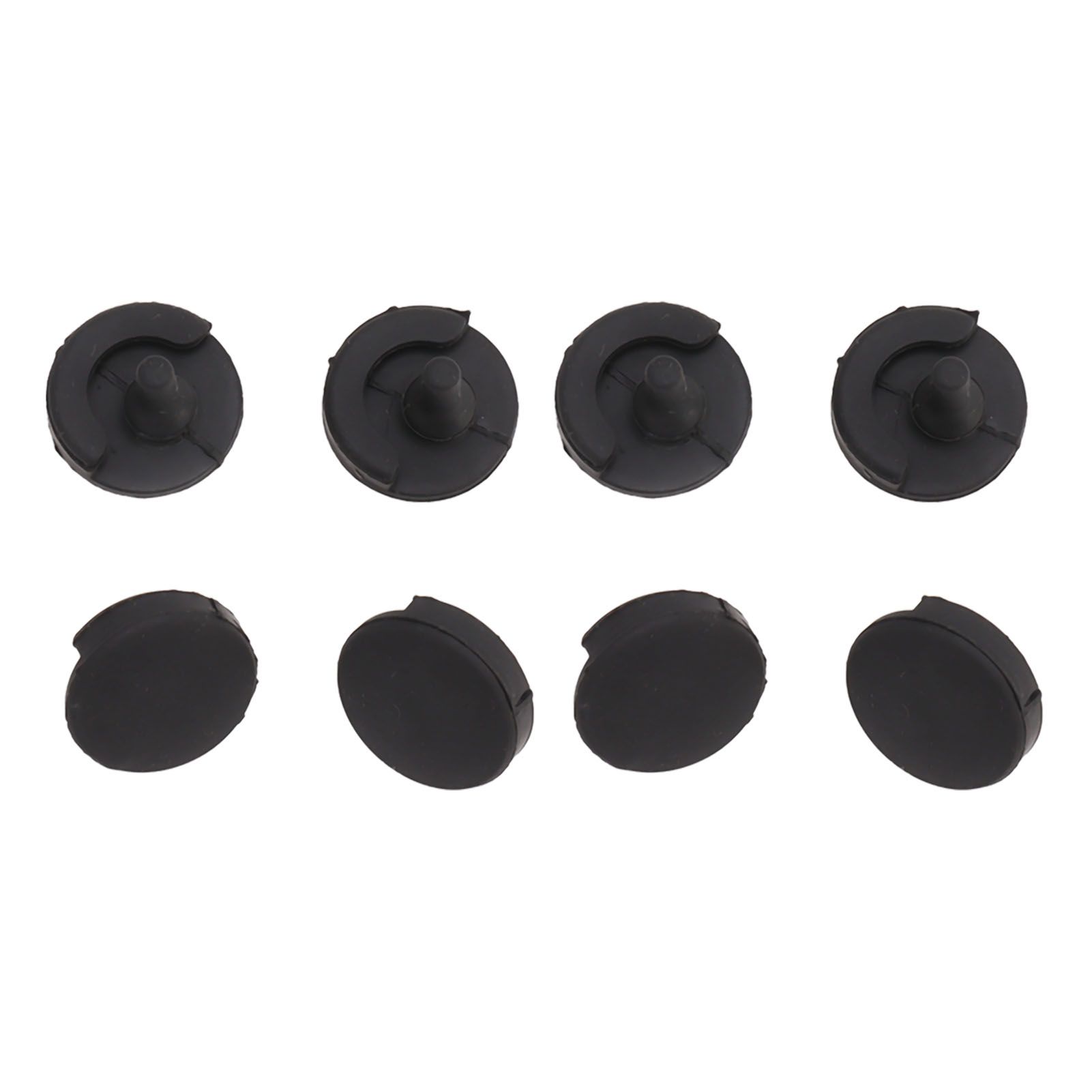 8pcs Fryer Silicone Feet Scratch Proof Round Heat Insulation Kitchen Fryer Tray Feet for Frying Pan Barbecue Pan - Image 8