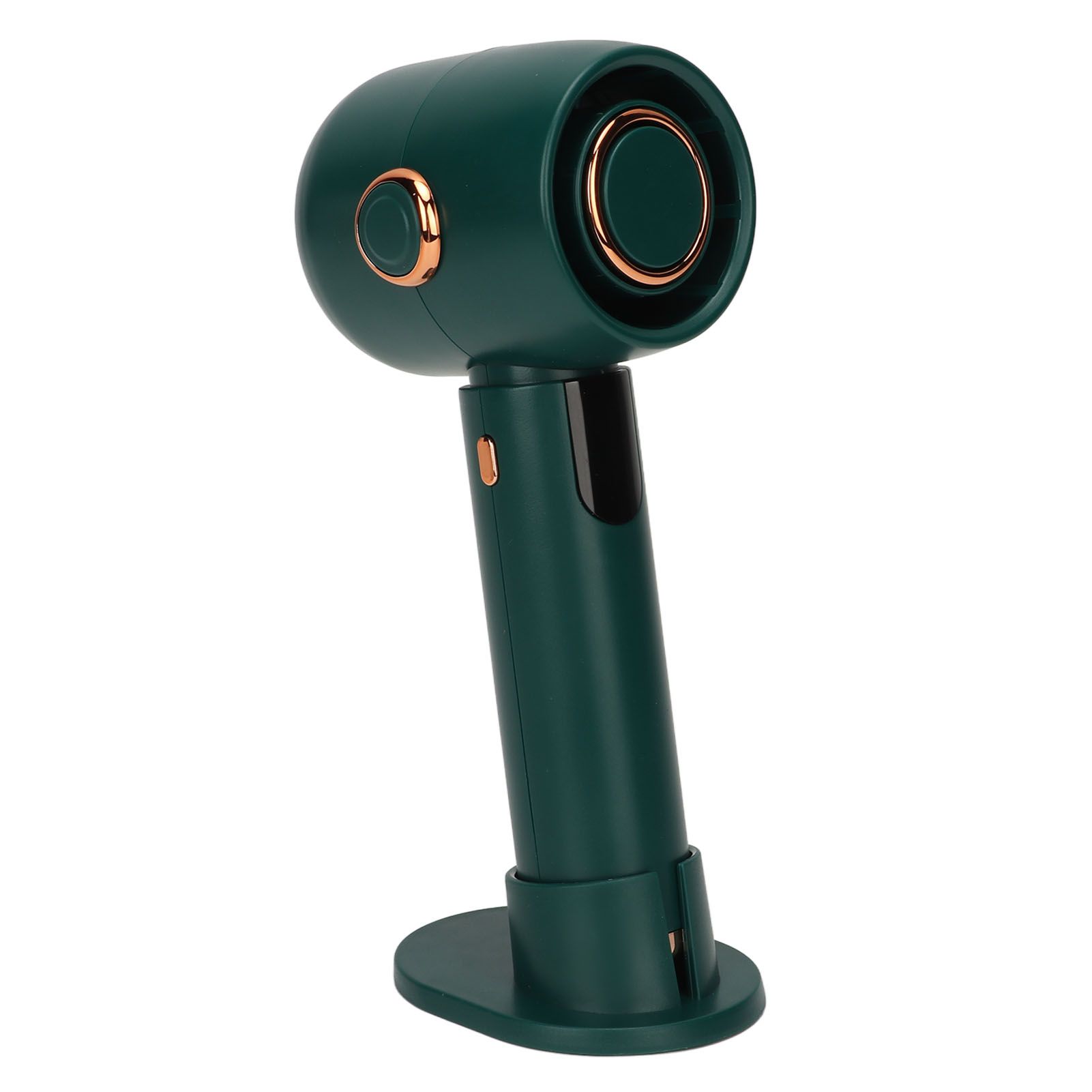 Smart Digital Display Handheld Fan Leafless Silent Small Turbine Fan Pocket Portable USB Electric Fan for Desktop Green - Image 2