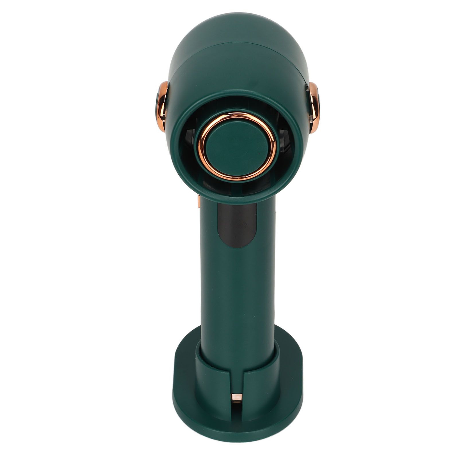 Smart Digital Display Handheld Fan Leafless Silent Small Turbine Fan Pocket Portable USB Electric Fan for Desktop Green - Image 4