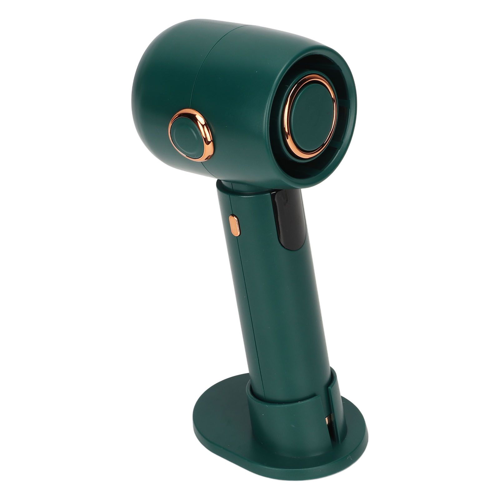 Smart Digital Display Handheld Fan Leafless Silent Small Turbine Fan Pocket Portable USB Electric Fan for Desktop Green - Image 5