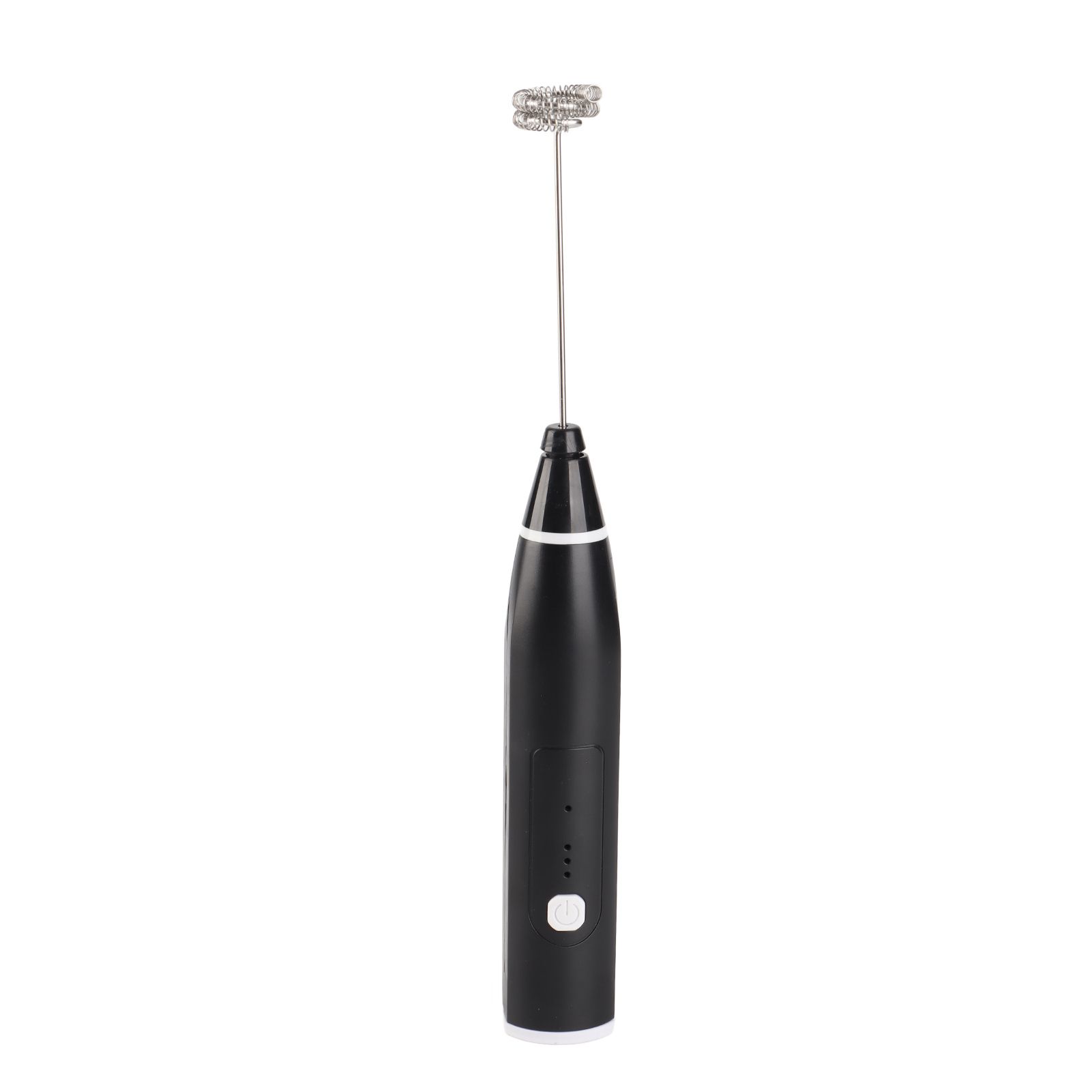 Electric Stirrer Black 3 Speed Modes USB Charge Stainless Steel Comfy Handle Mini Hand Mixer with Egg Separator - Image 3