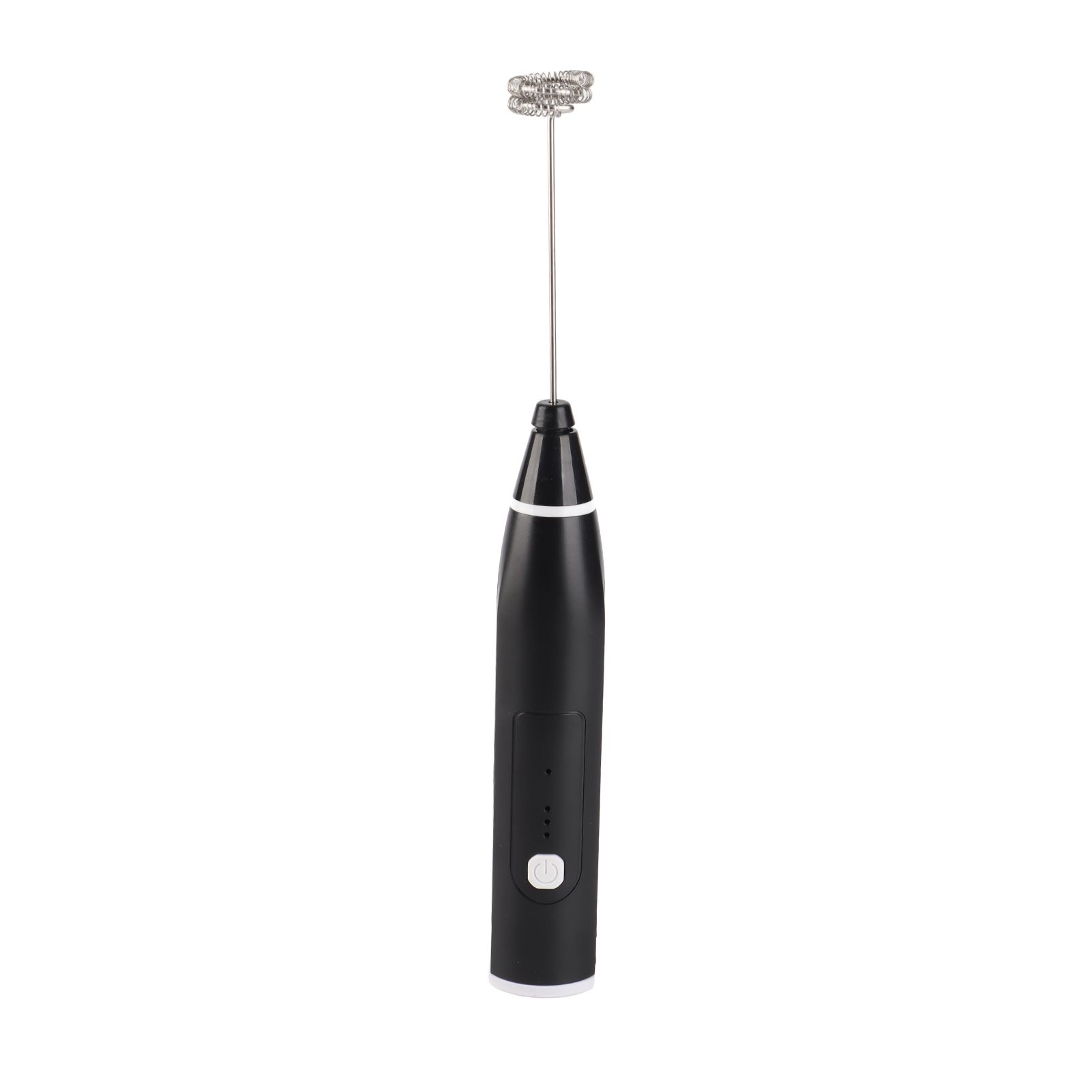 Electric Stirrer Black 3 Speed Modes USB Charge Stainless Steel Comfy Handle Mini Hand Mixer with Egg Separator - Image 5