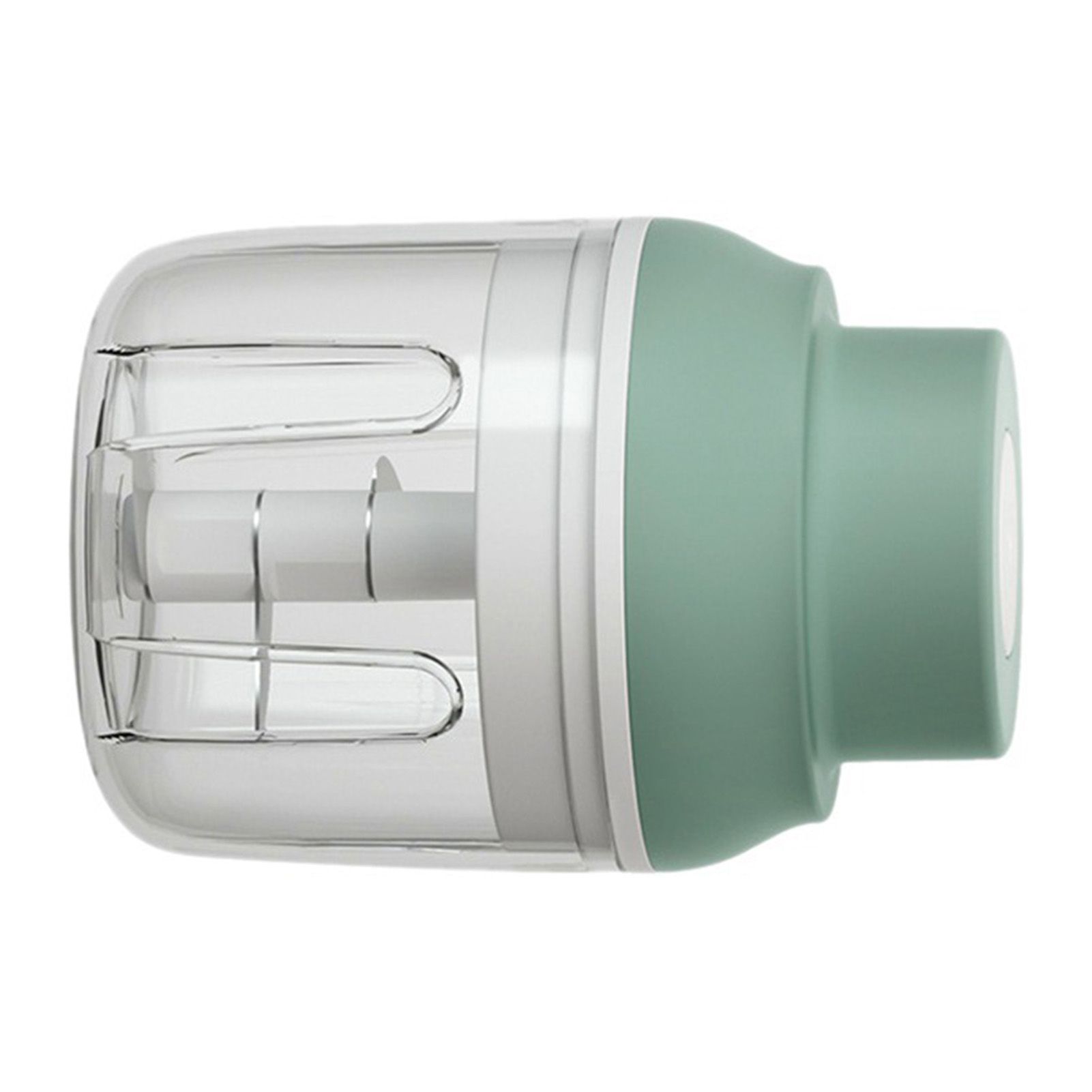Electric Garlic Chopper USB Charging Cordless 3 Blades Garlic Masher Machine for Seasonings Meat Food Supplement Green - Image 5