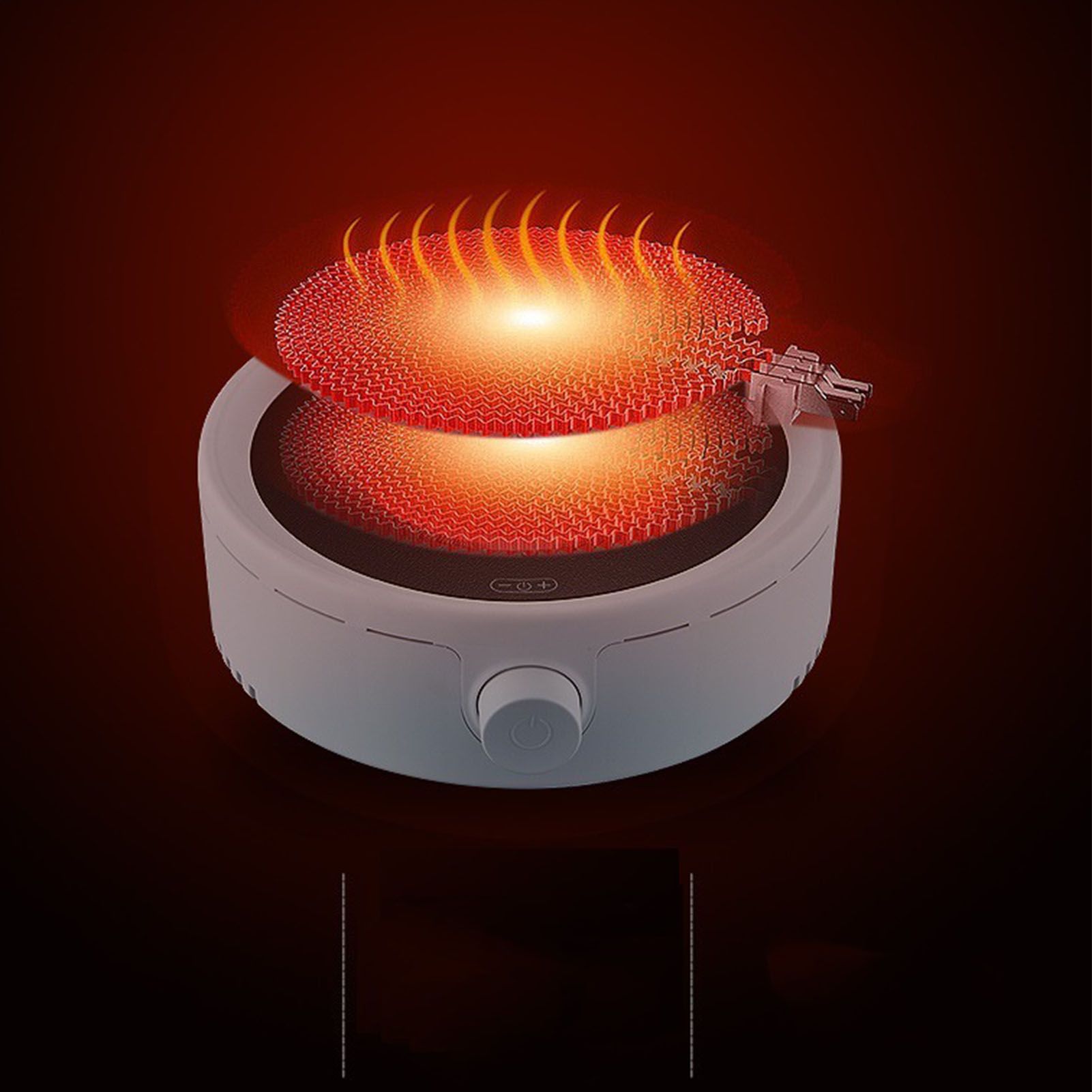 Silent Electric Tea Stove Small Ceramic Hot Plate for Boiling Water Making Coffee Knob Adjustment CN Plug - Image 5