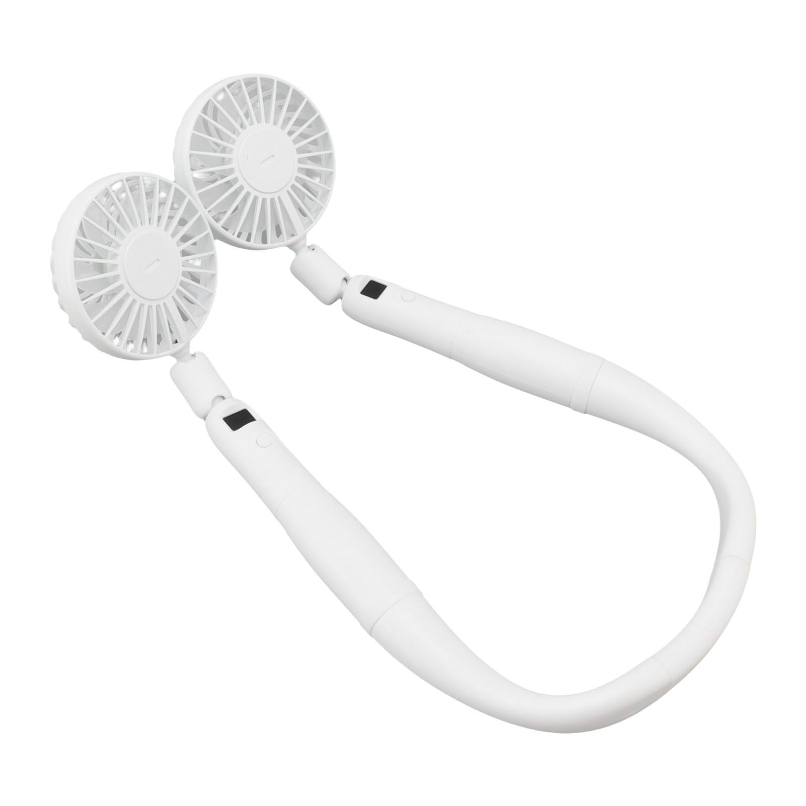 Neck Fan 3 Gear Angle Adjustment LCD Display USB Rechargeable Mini Portable Handheld Neck Hanging Fan - Image 2