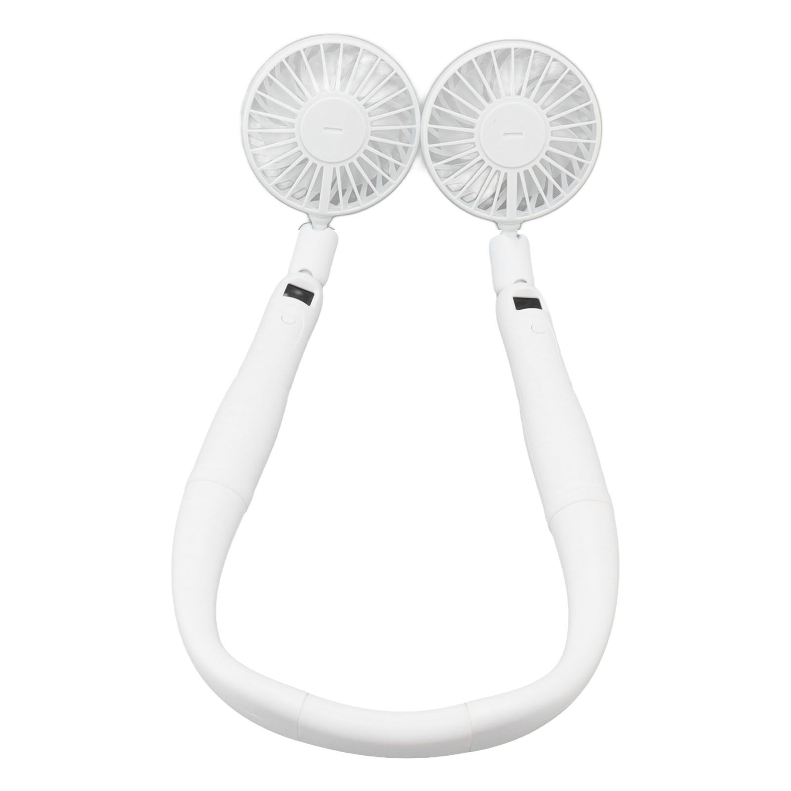 Neck Fan 3 Gear Angle Adjustment LCD Display USB Rechargeable Mini Portable Handheld Neck Hanging Fan - Image 5