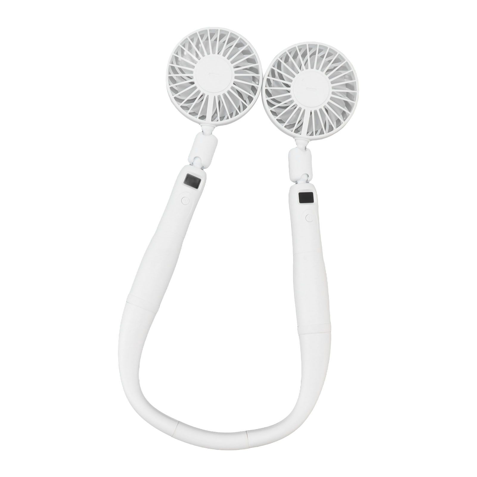 Neck Fan 3 Gear Angle Adjustment LCD Display USB Rechargeable Mini Portable Handheld Neck Hanging Fan - Image 7