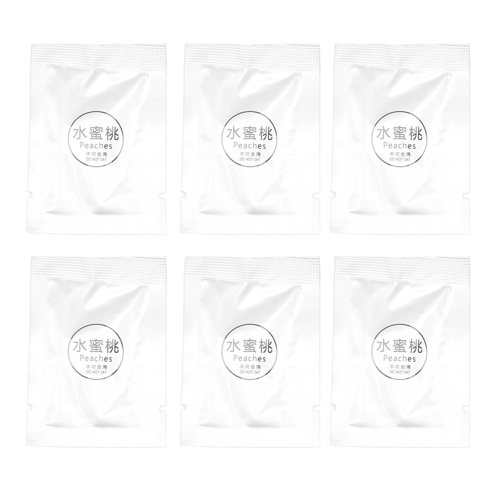 6 Pack Car Fragrance Replacement Tablets Portable Air Vent Clip Replacement Pads for Car Accessories Peach Flavor - Image 1