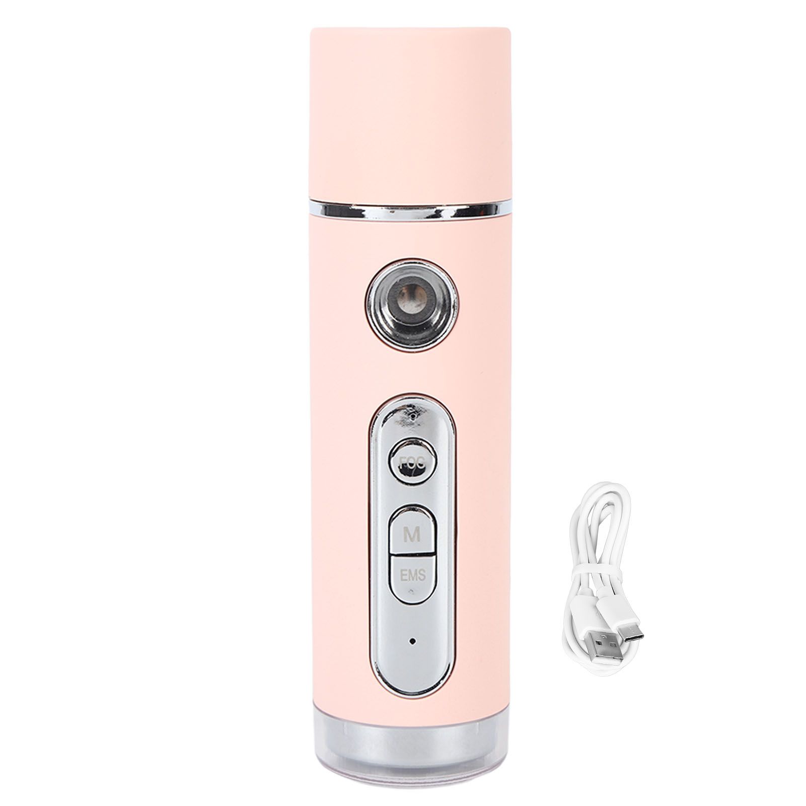 Handheld Eye Massager Wand EMS Sooth Fade Dark Circles Vibration Handheld Eye Massager Pen for Work Travel 15ml Pink - Image 1