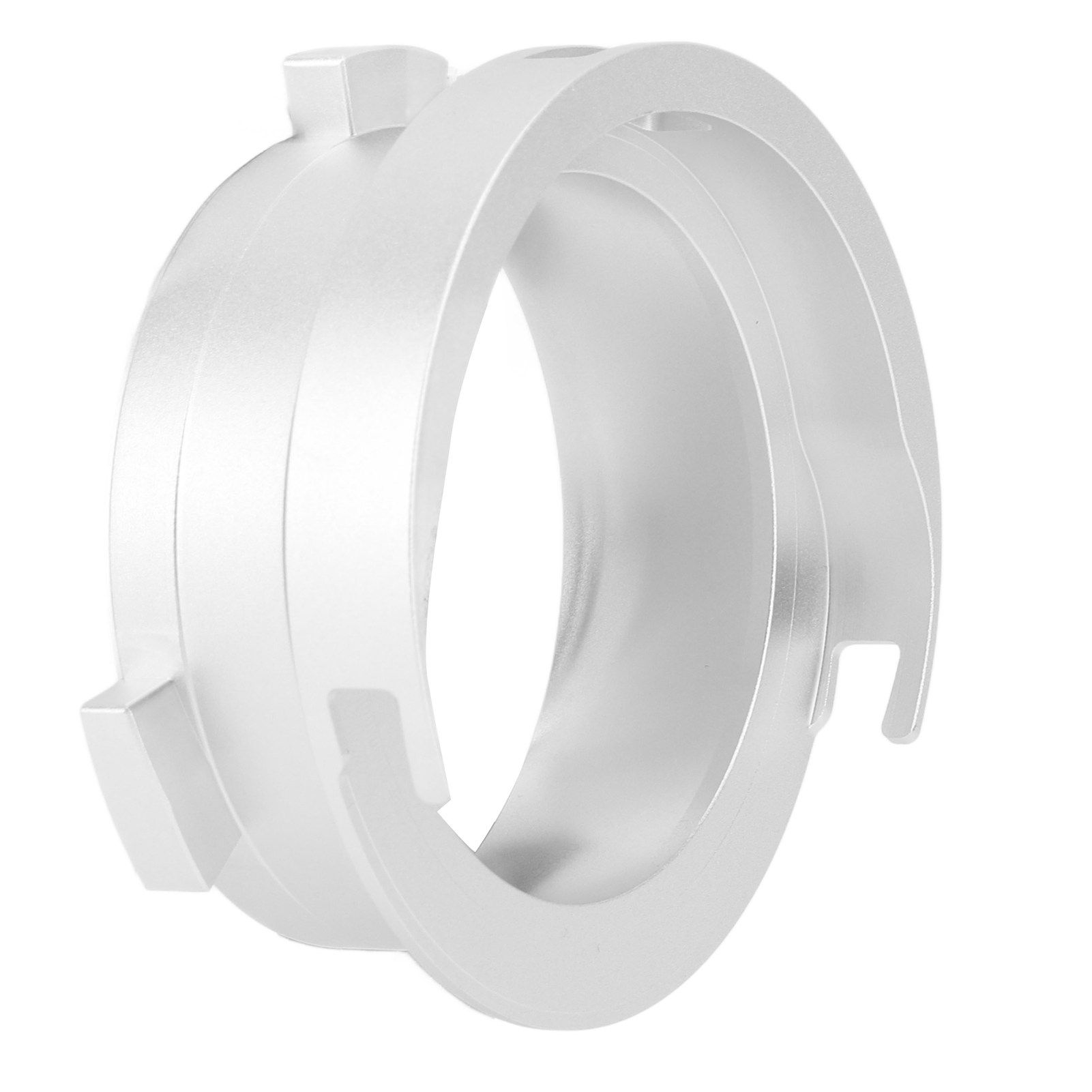 Coffee Powder Ring 51mm Aluminium Alloy Hands Free Dosing Funnel For Delonghi 9 Series 9335 9155 9355 9665 Silver - Image 6