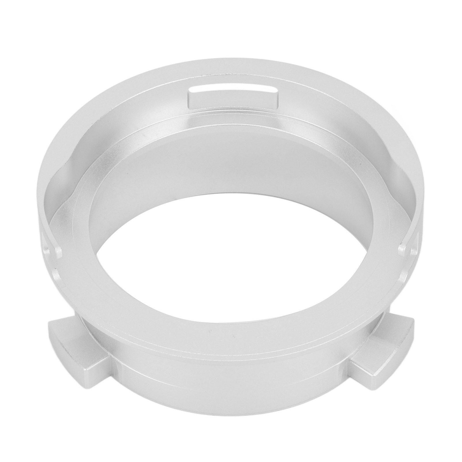 Coffee Powder Ring 51mm Aluminium Alloy Hands Free Dosing Funnel For Delonghi 9 Series 9335 9155 9355 9665 Silver - Image 7