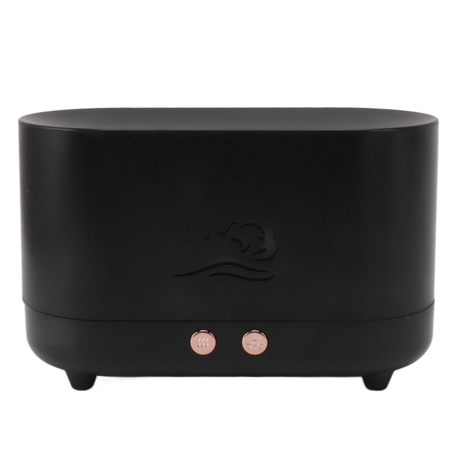 Simulation Flame Aromatherapy Machine Black 225ml 35DB USB Flame Air Diffuser for Coffee Shop Home - Image 2