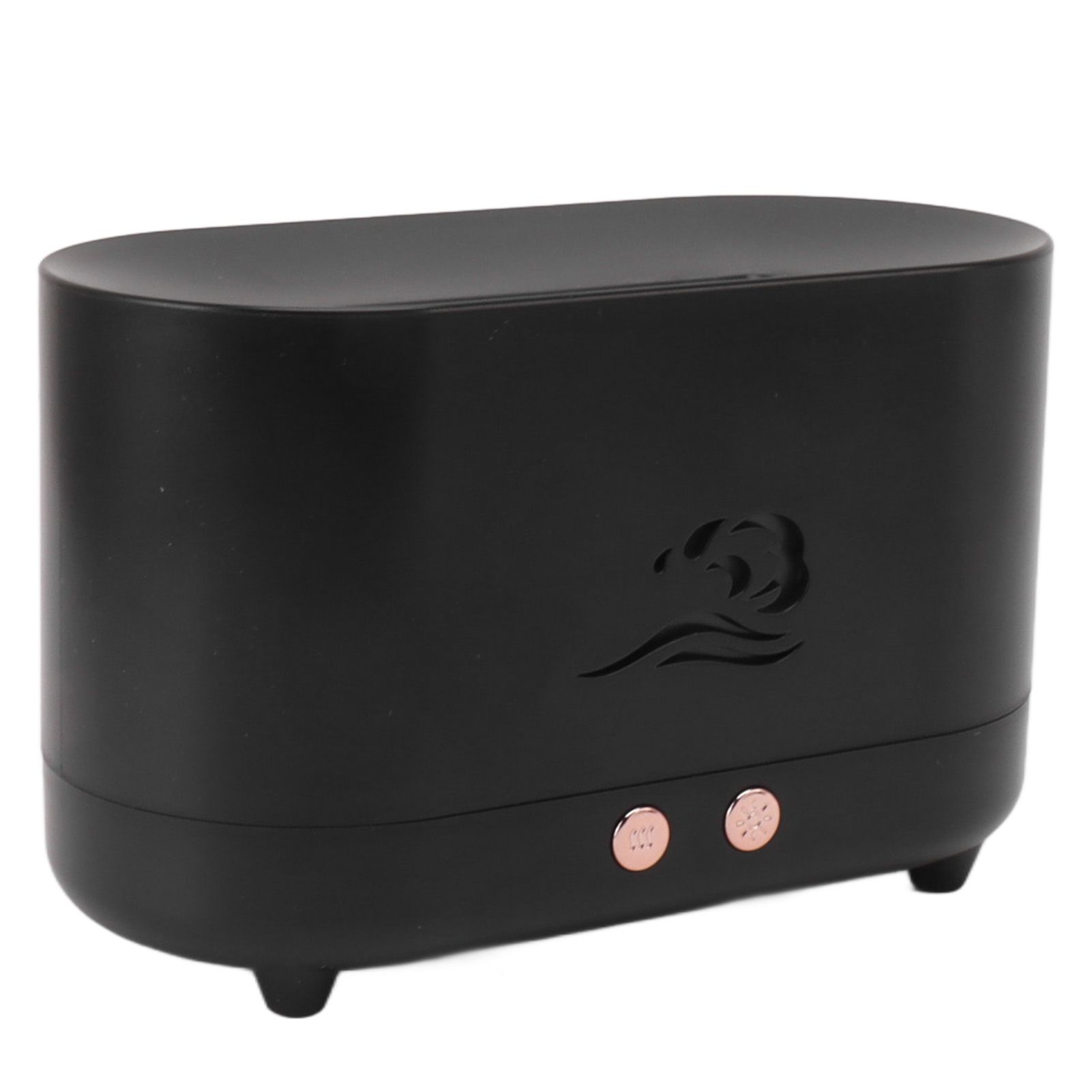 Simulation Flame Aromatherapy Machine Black 225ml 35DB USB Flame Air Diffuser for Coffee Shop Home - Image 3