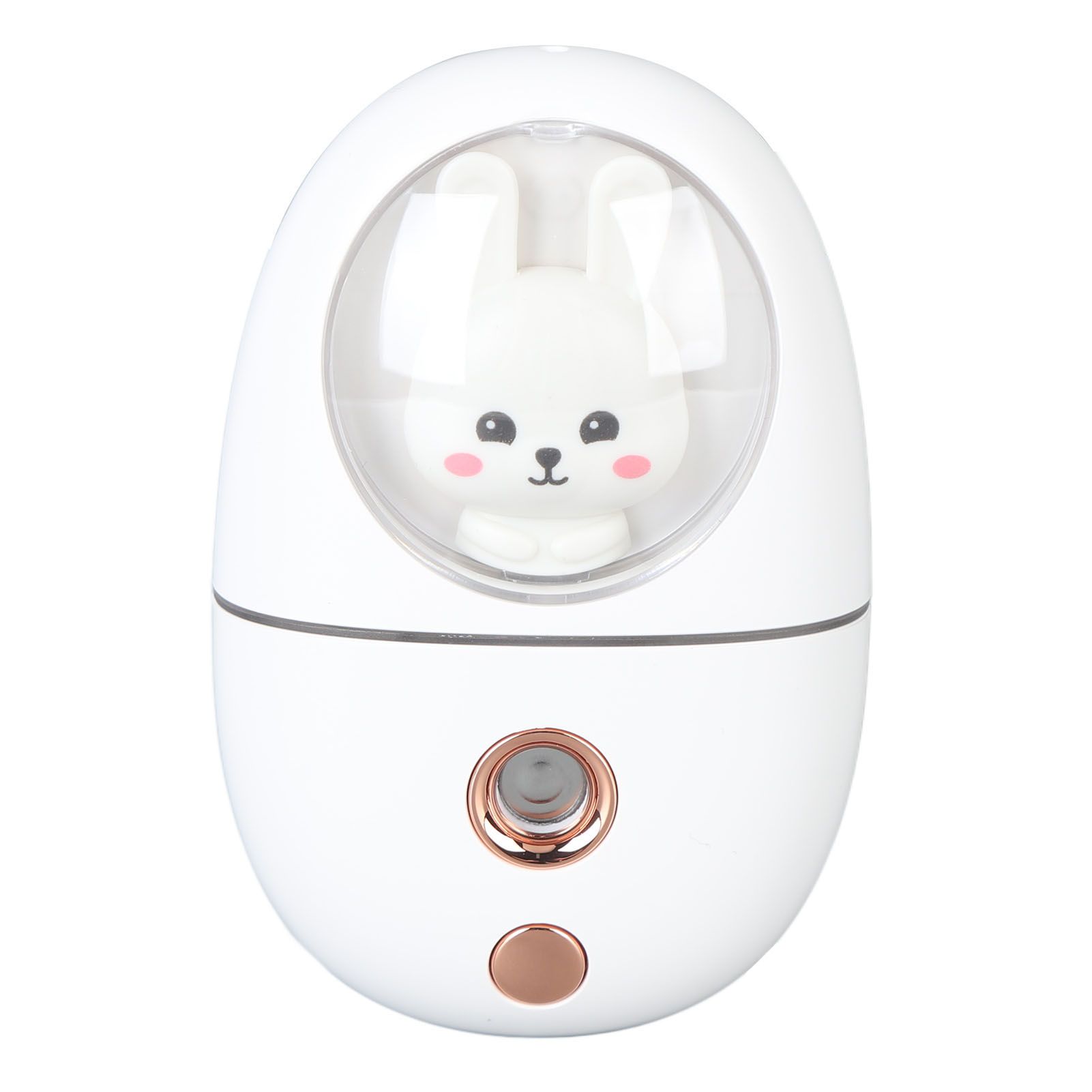 Cute Animal Facial Mist Sprayer USB Rechargeable Mini Eye Face Humidifier for Travelling 35ml 500mah White - Image 3