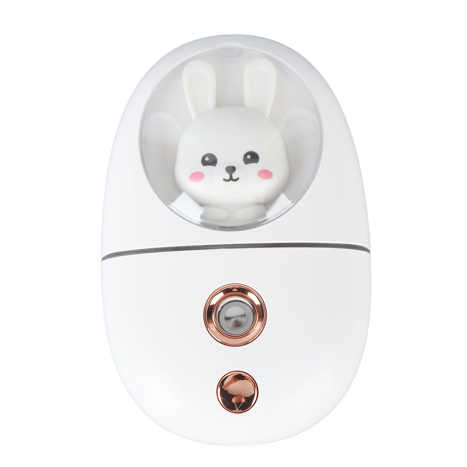 Cute Animal Facial Mist Sprayer USB Rechargeable Mini Eye Face Humidifier for Travelling 35ml 500mah White - Image 4