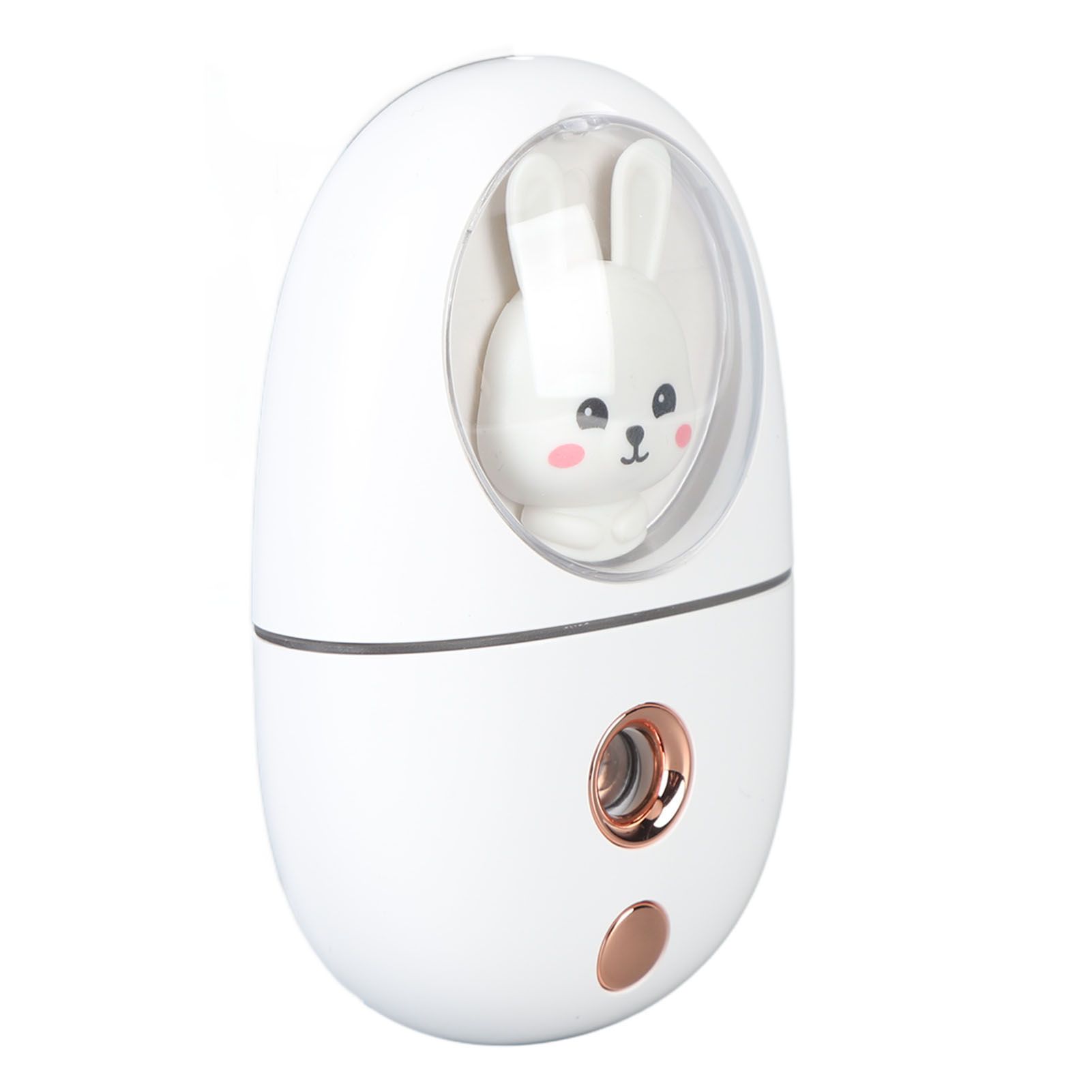 Cute Animal Facial Mist Sprayer USB Rechargeable Mini Eye Face Humidifier for Travelling 35ml 500mah White - Image 5