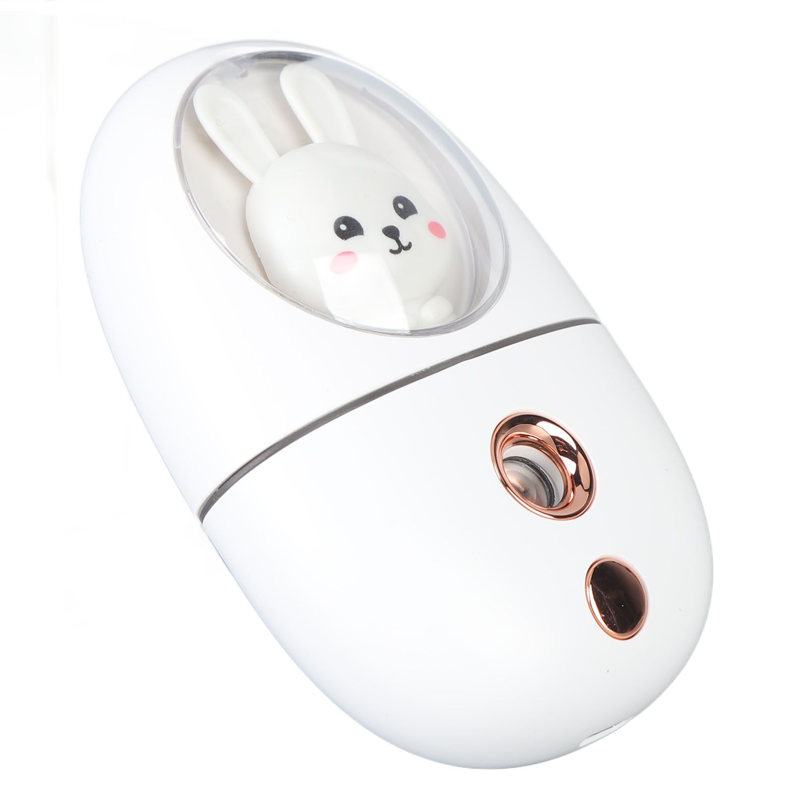 Cute Animal Facial Mist Sprayer USB Rechargeable Mini Eye Face Humidifier for Travelling 35ml 500mah White - Image 7
