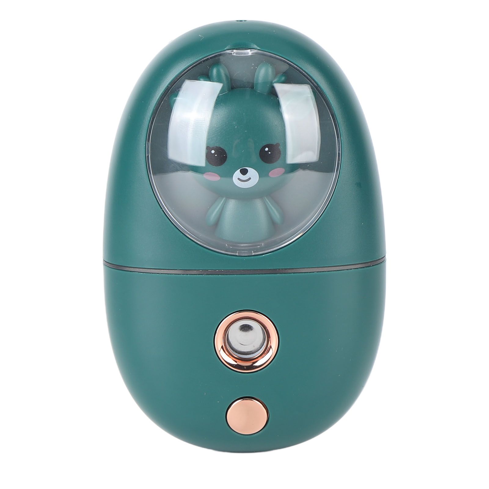 Cute Animal Facial Mist Sprayer USB Rechargeable Mini Eye Face Humidifier for Travelling 35ml 500mah Green - Image 3