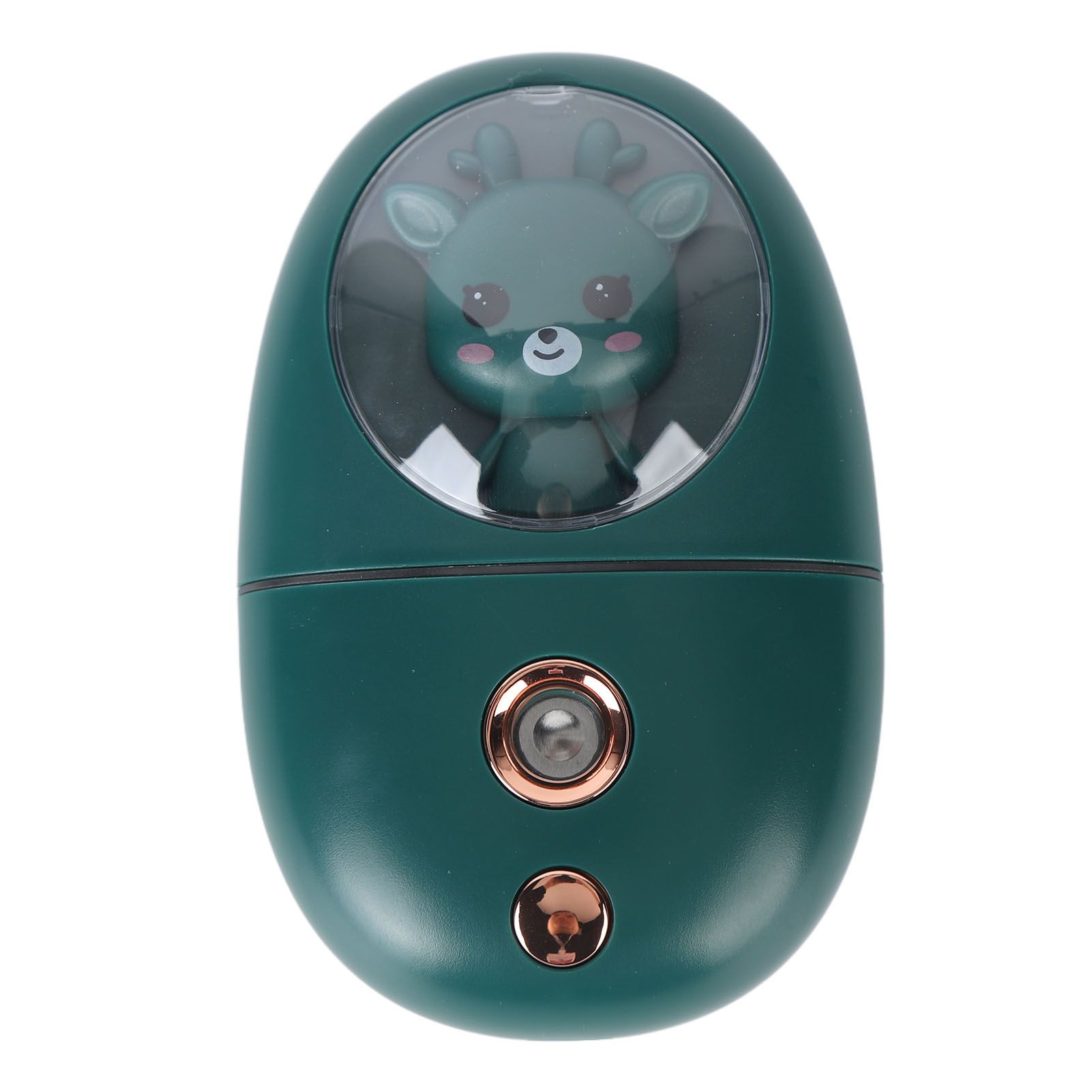 Cute Animal Facial Mist Sprayer USB Rechargeable Mini Eye Face Humidifier for Travelling 35ml 500mah Green - Image 4