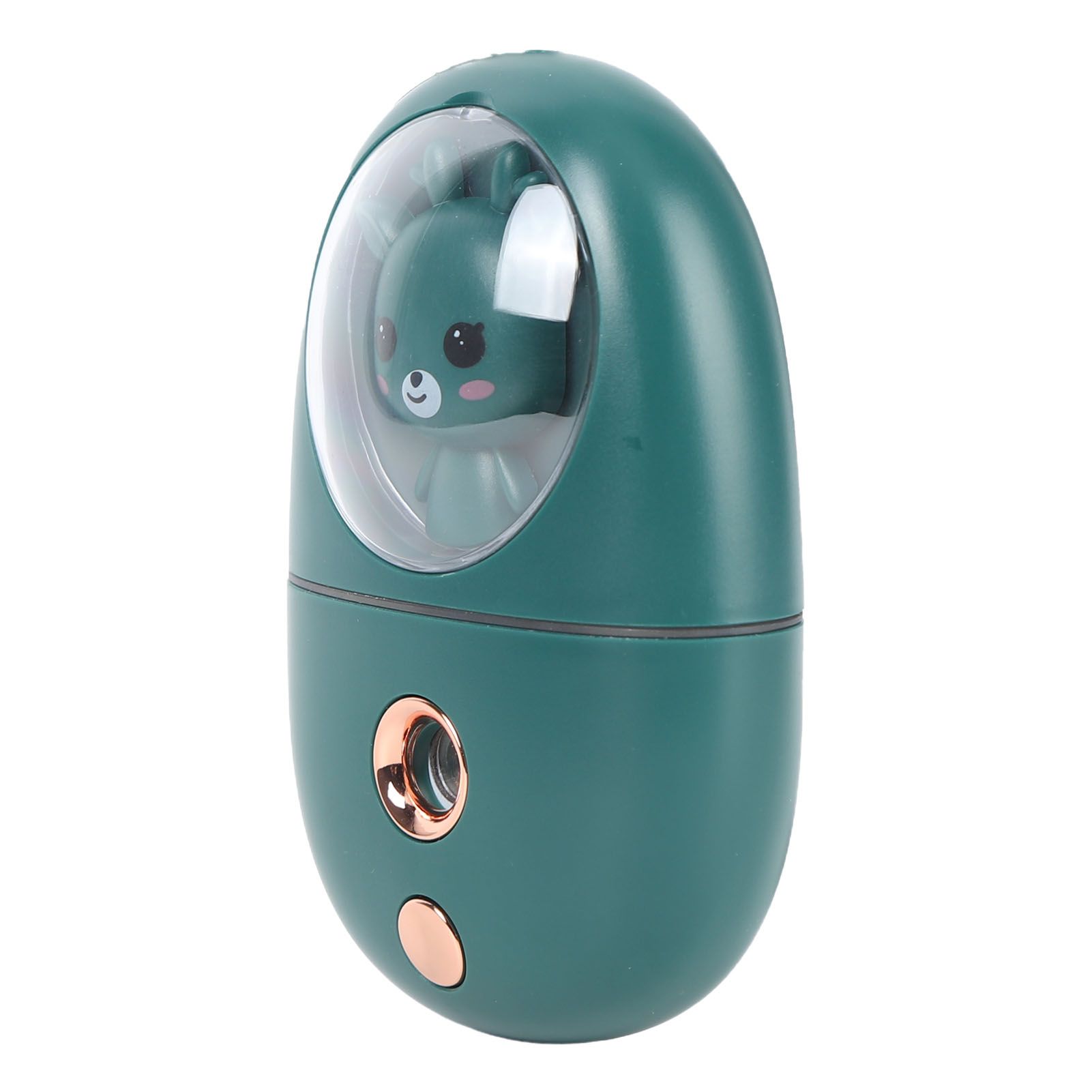 Cute Animal Facial Mist Sprayer USB Rechargeable Mini Eye Face Humidifier for Travelling 35ml 500mah Green - Image 6
