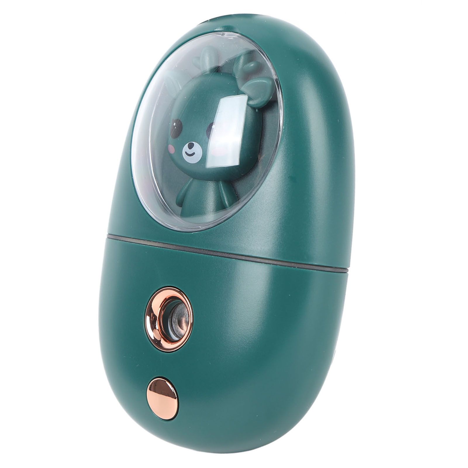 Cute Animal Facial Mist Sprayer USB Rechargeable Mini Eye Face Humidifier for Travelling 35ml 500mah Green - Image 7