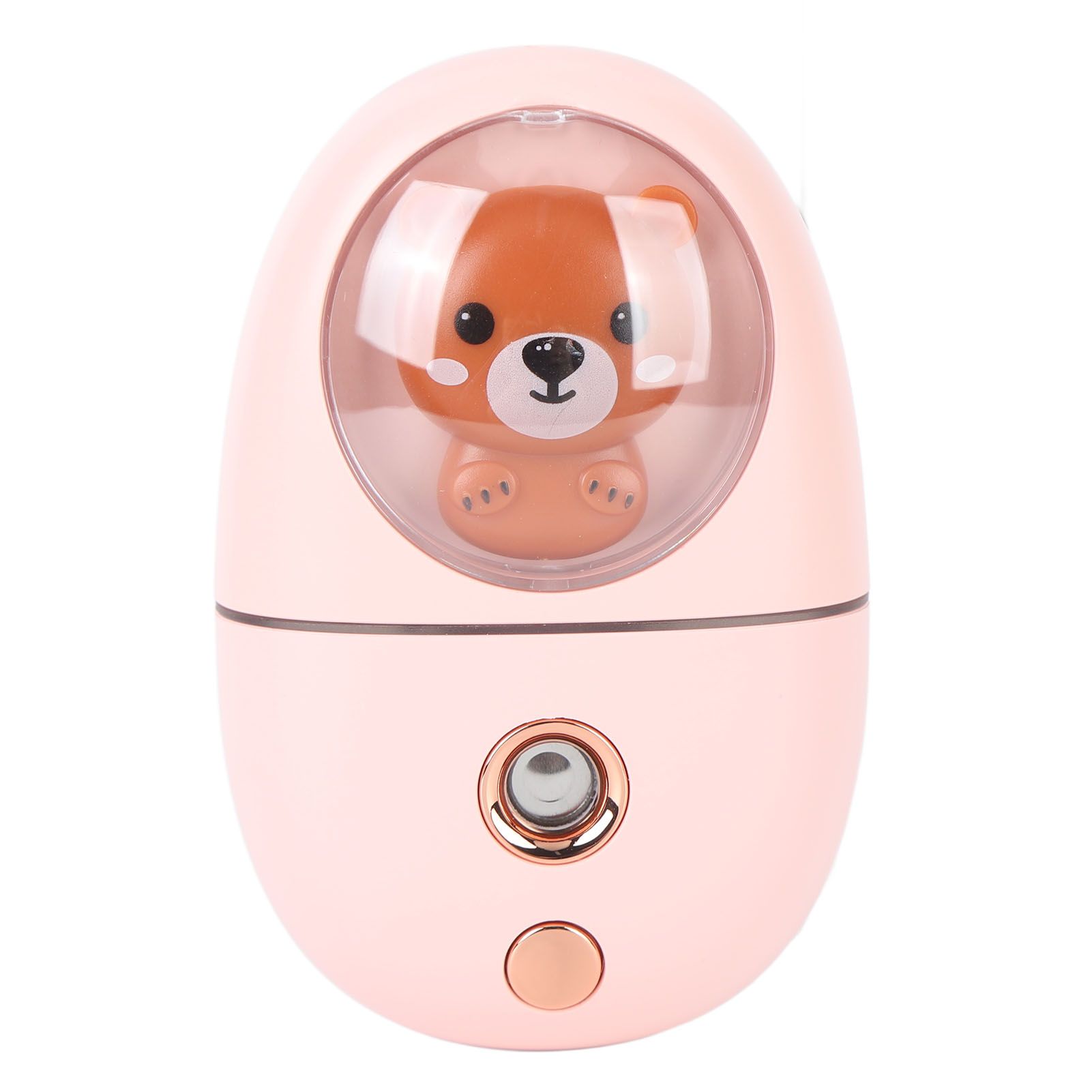 Cute Animal Facial Mist Sprayer USB Rechargeable Mini Eye Face Humidifier for Travelling 35ml 500mah Pink - Image 3