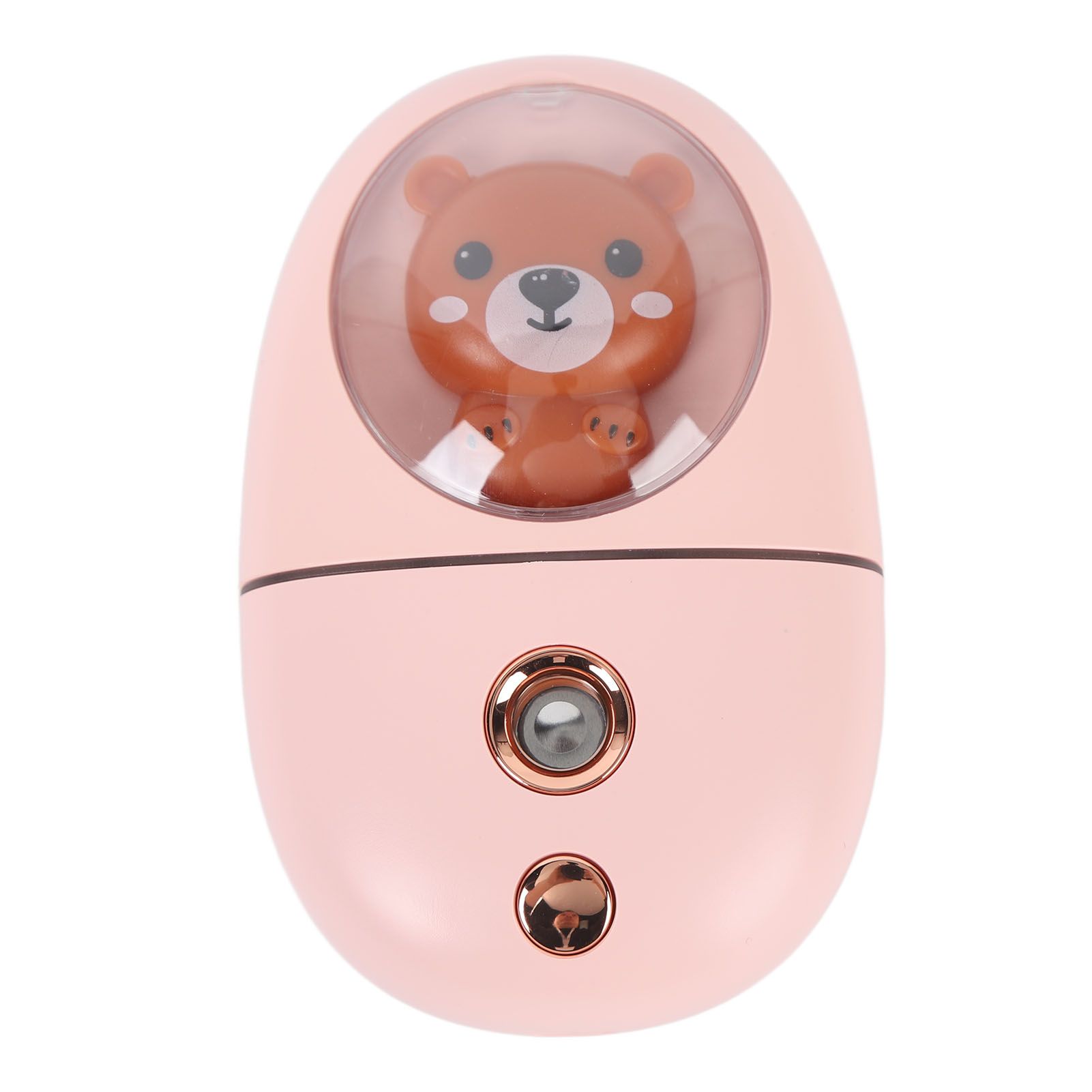 Cute Animal Facial Mist Sprayer USB Rechargeable Mini Eye Face Humidifier for Travelling 35ml 500mah Pink - Image 4