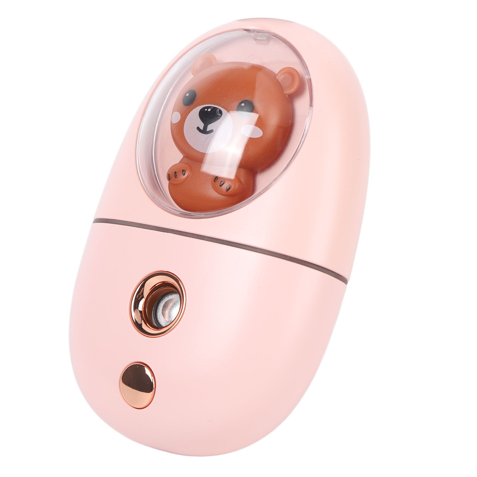Cute Animal Facial Mist Sprayer USB Rechargeable Mini Eye Face Humidifier for Travelling 35ml 500mah Pink - Image 6