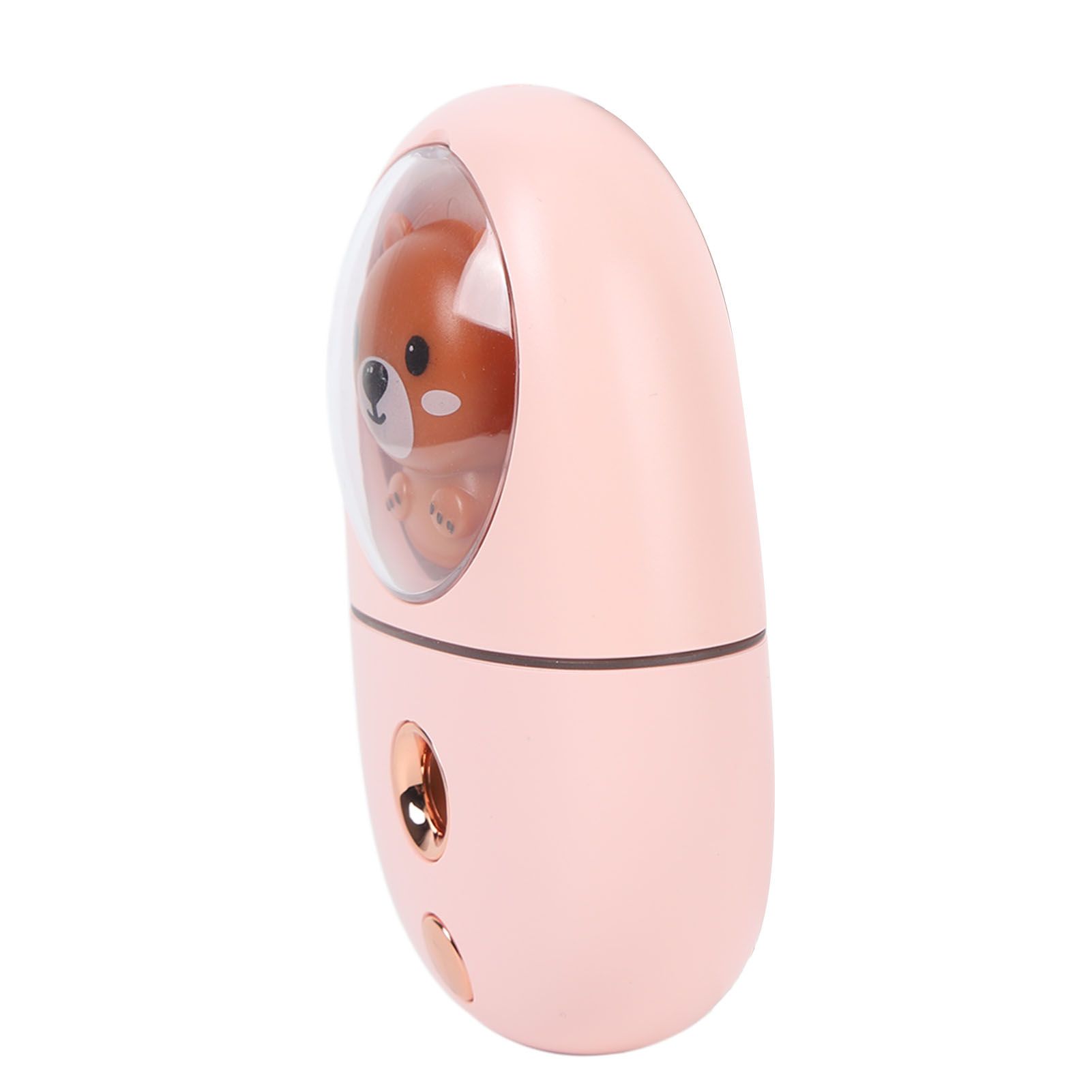 Cute Animal Facial Mist Sprayer USB Rechargeable Mini Eye Face Humidifier for Travelling 35ml 500mah Pink - Image 7