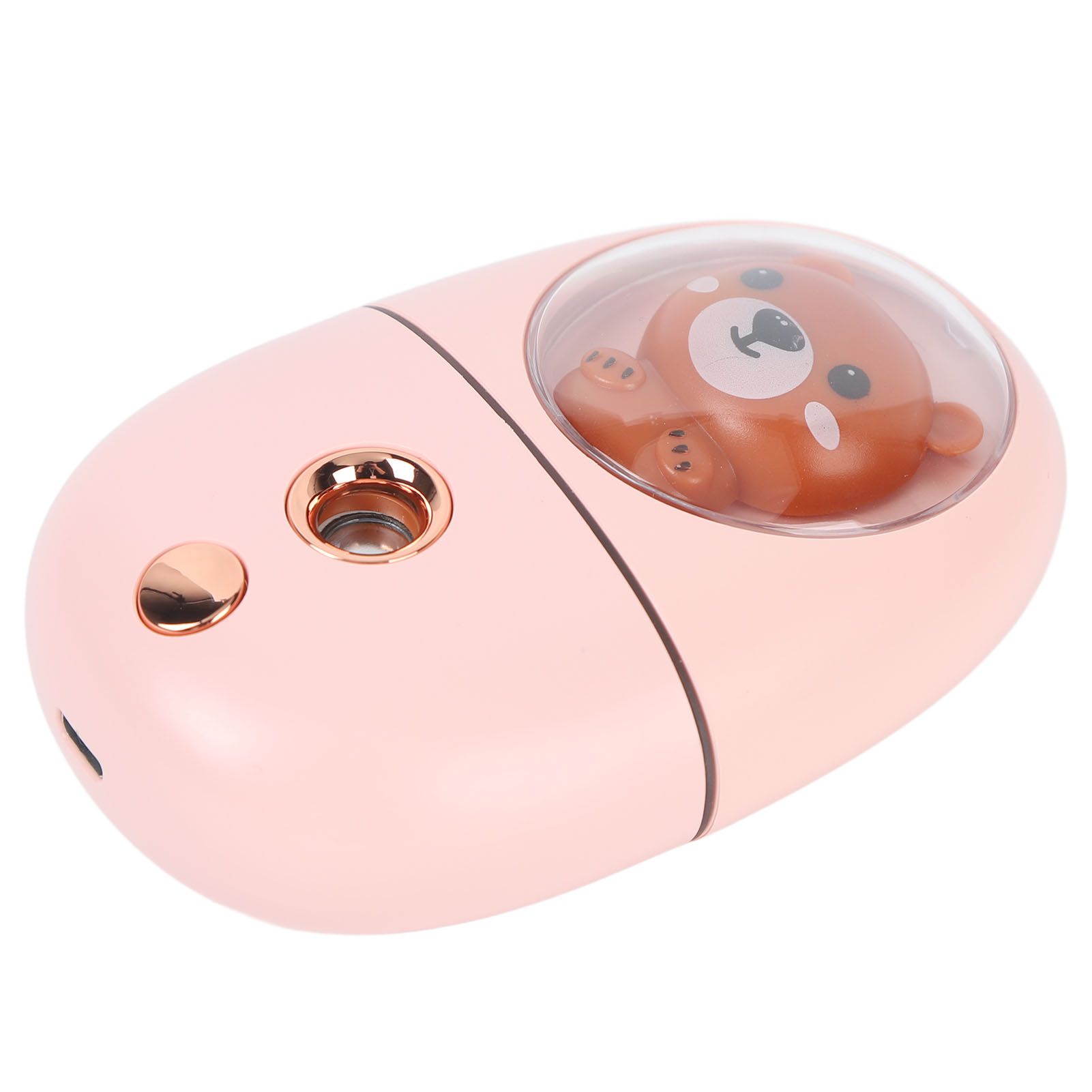 Cute Animal Facial Mist Sprayer USB Rechargeable Mini Eye Face Humidifier for Travelling 35ml 500mah Pink - Image 8