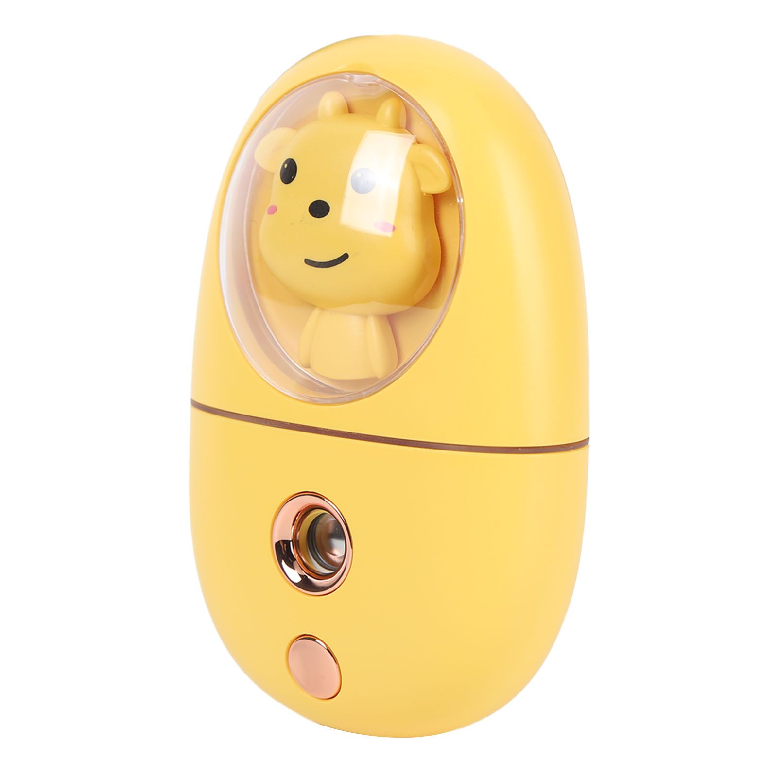 Cute Animal Facial Mist Sprayer USB Rechargeable Mini Eye Face Humidifier for Travelling 35ml 500mah Yellow - Image 6