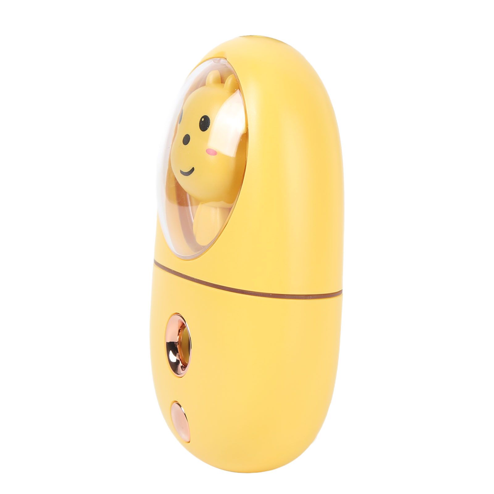 Cute Animal Facial Mist Sprayer USB Rechargeable Mini Eye Face Humidifier for Travelling 35ml 500mah Yellow - Image 7
