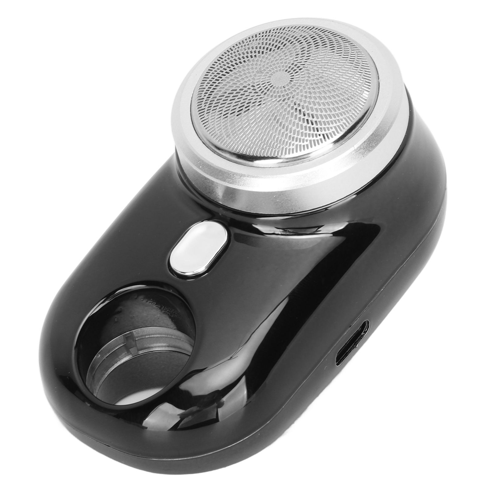 Mini Beard Clipper IPX7 USB Rechargeable Pocket Portable Beard Trimmer for Travel Gift for Father Husband Black - Image 4